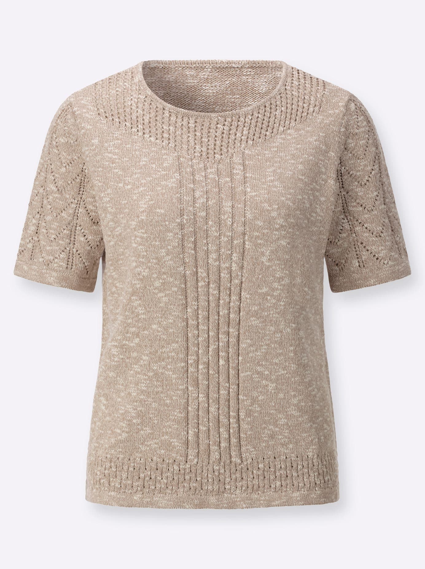 Thumbnail - Classic Rundhalspullover "Ajour-Pullover"