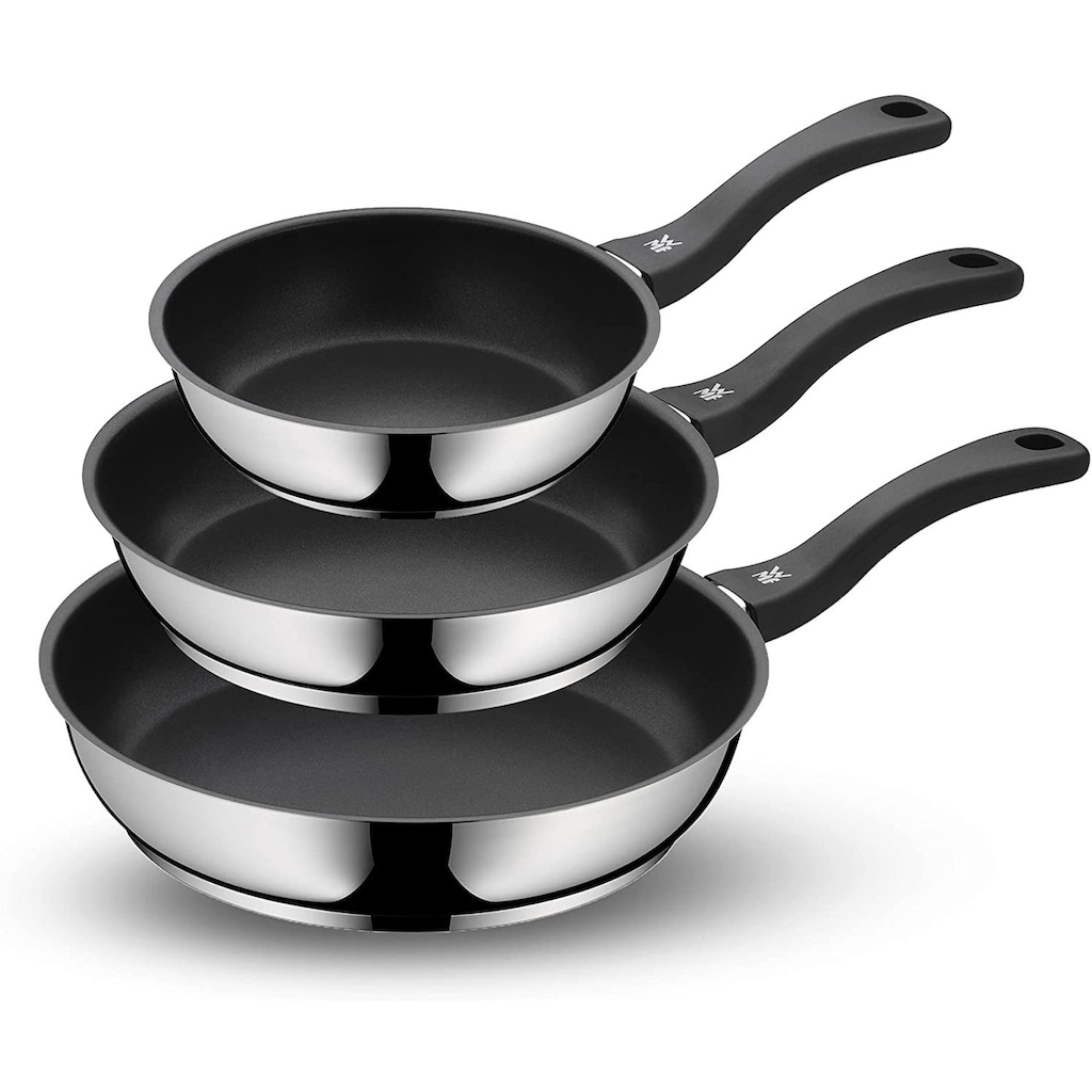 WMF Pfannen-Set »Devil«, Cromargan® Edelstahl Rostfrei 18/10, (Set, 3 tlg.), Induktion