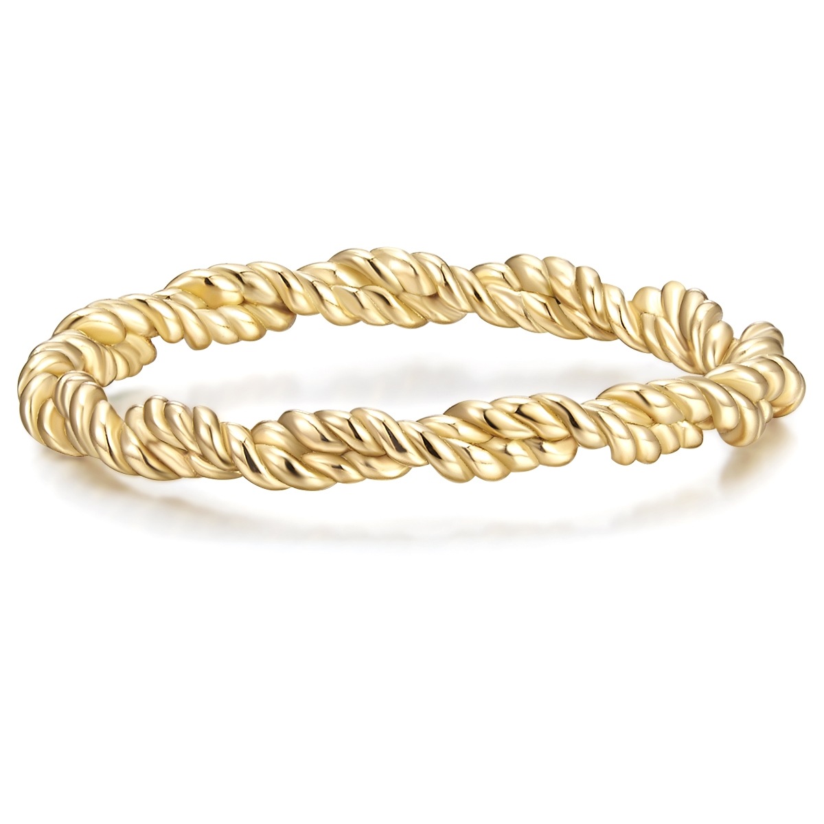 Glanzstücke München GSM1127 Band Ring Yellow Gold Size 50