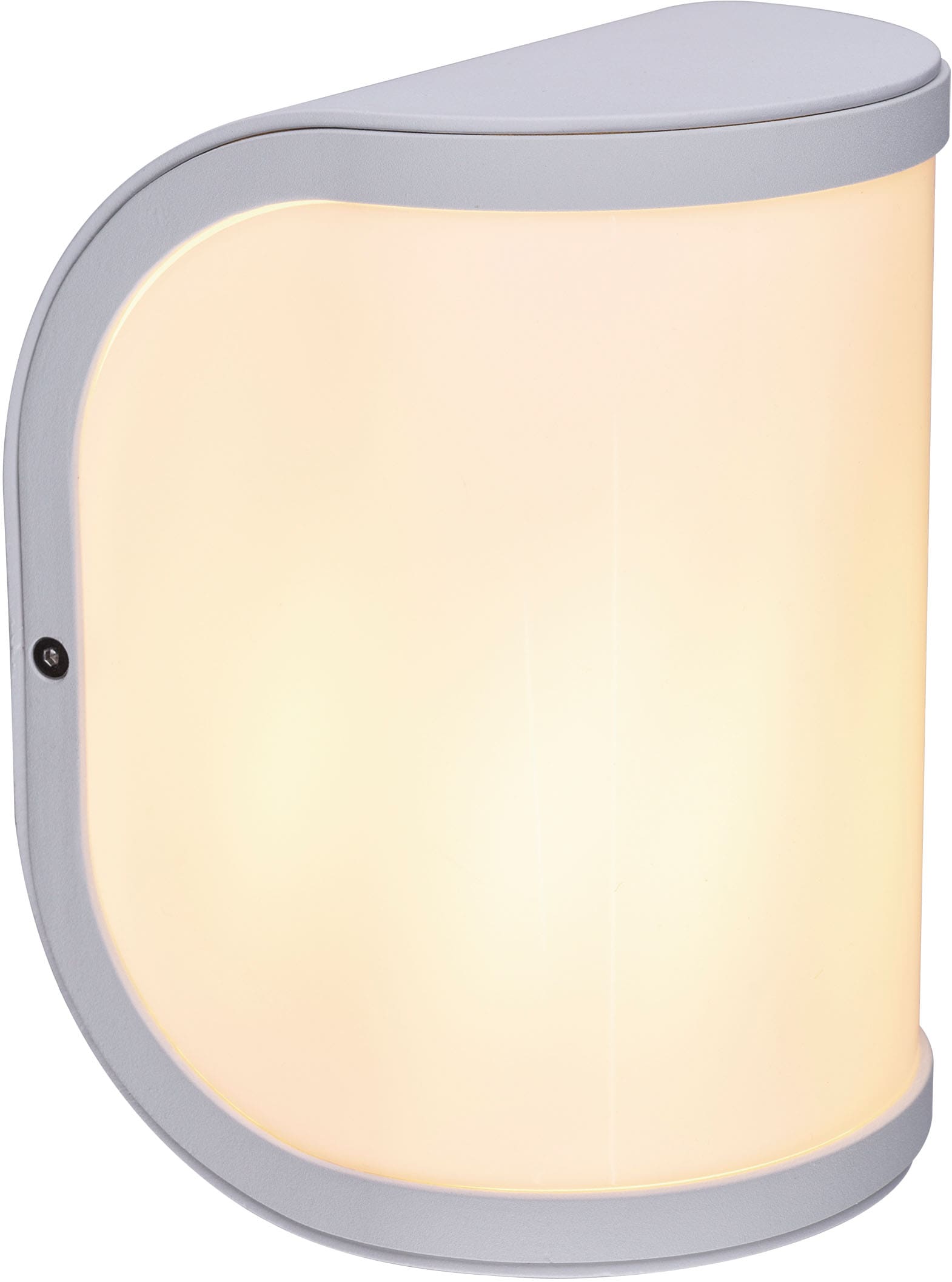 GLOBO LIGHTING Außen-Wandleuchte »SEGGA«, Leuchtmittel E27 | ohne Leuchtmittel, Außen-Wandlampe/weiß/anthrazit/IP44