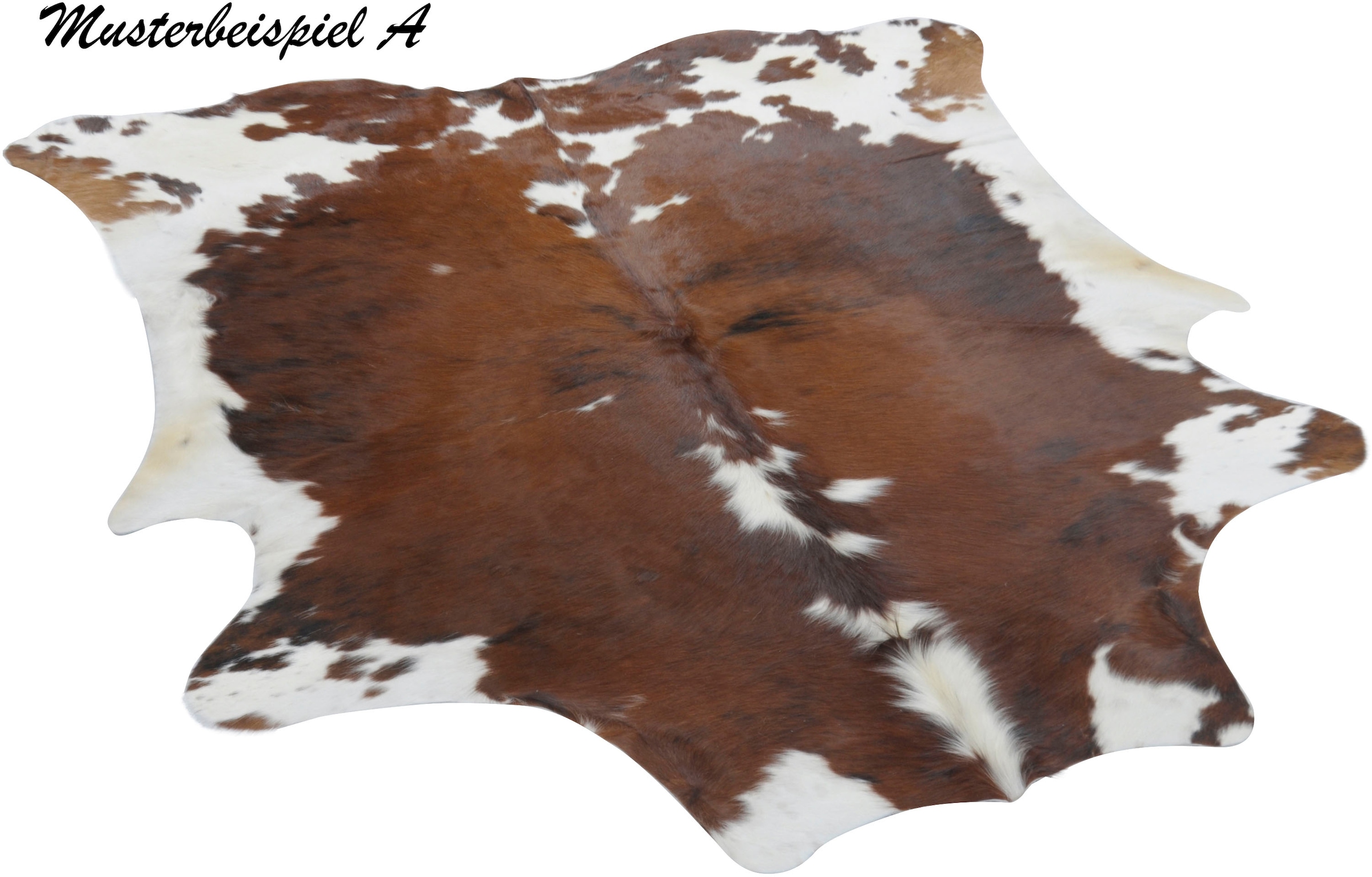 THEKO Fellteppich »Muh 6825«, fellförmig, echtes Rinderfell, Naturprodukt - jedes Rinderfell ein Einzelstück