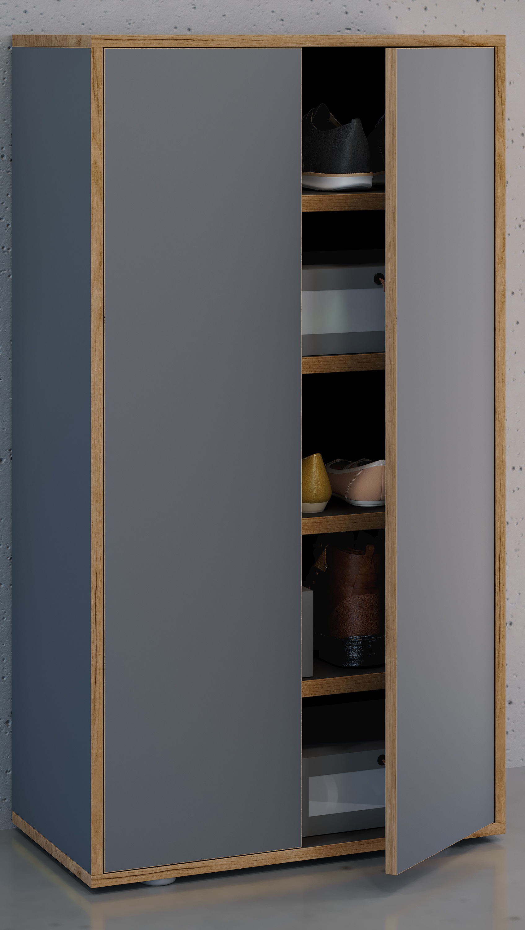 Thumbnail - VCM Schuhschrank "XL Holz Großer Schuhschrank Schuhkommode Salia B60"