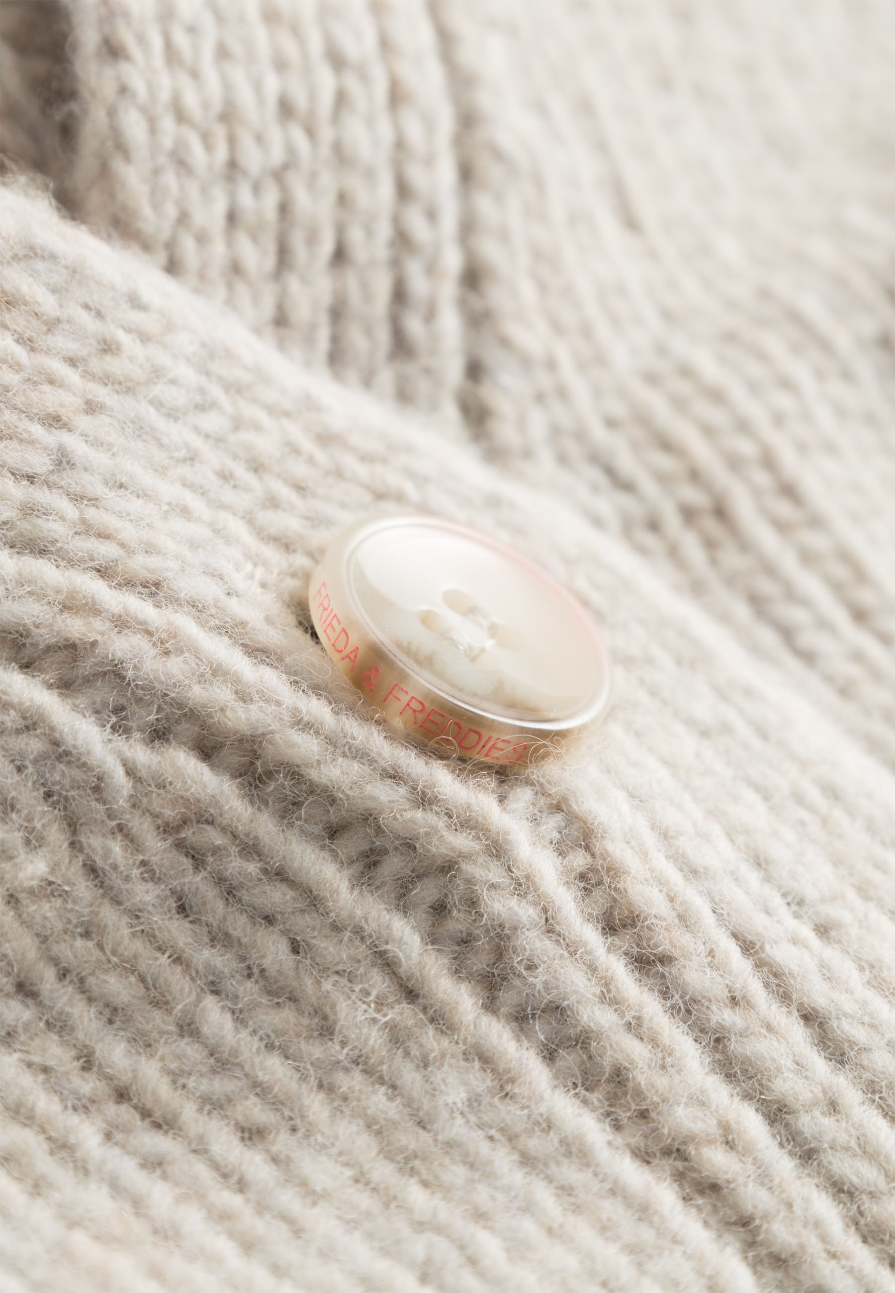 Frieda & Freddies Strickfleecejacke »Cardigan«