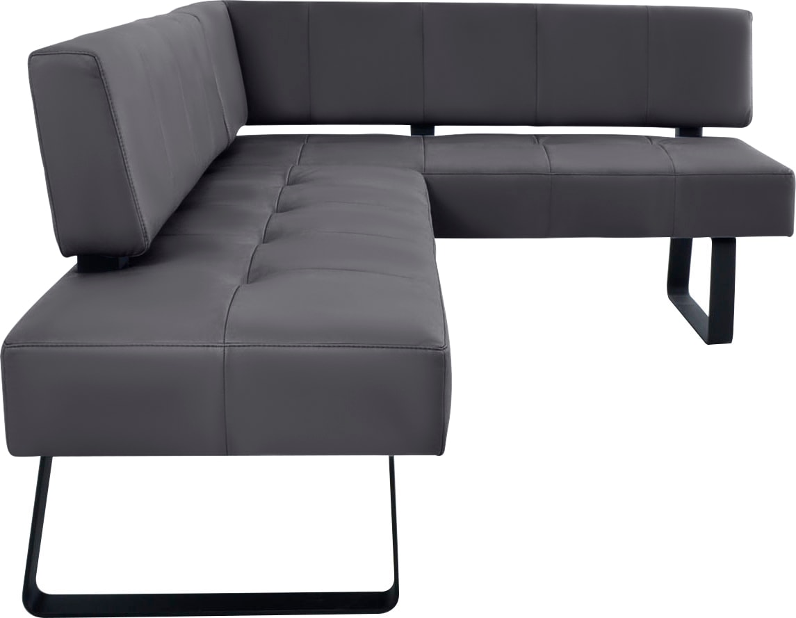 K+W Komfort & Wohnen Eckbank »Spider II«, Sitzsteppung, bequem durch Sandwichbauweise, 2 Stellmaße