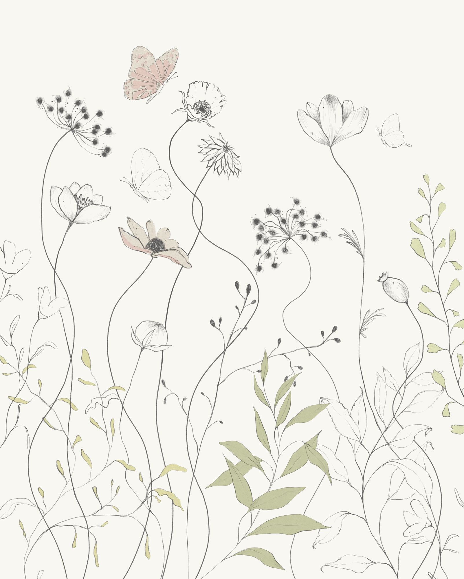 Komar Fototapete »Vlies Fototapete - Easy Breezy - Größe 200 x 250 cm« Motiv | bedruckt glatt