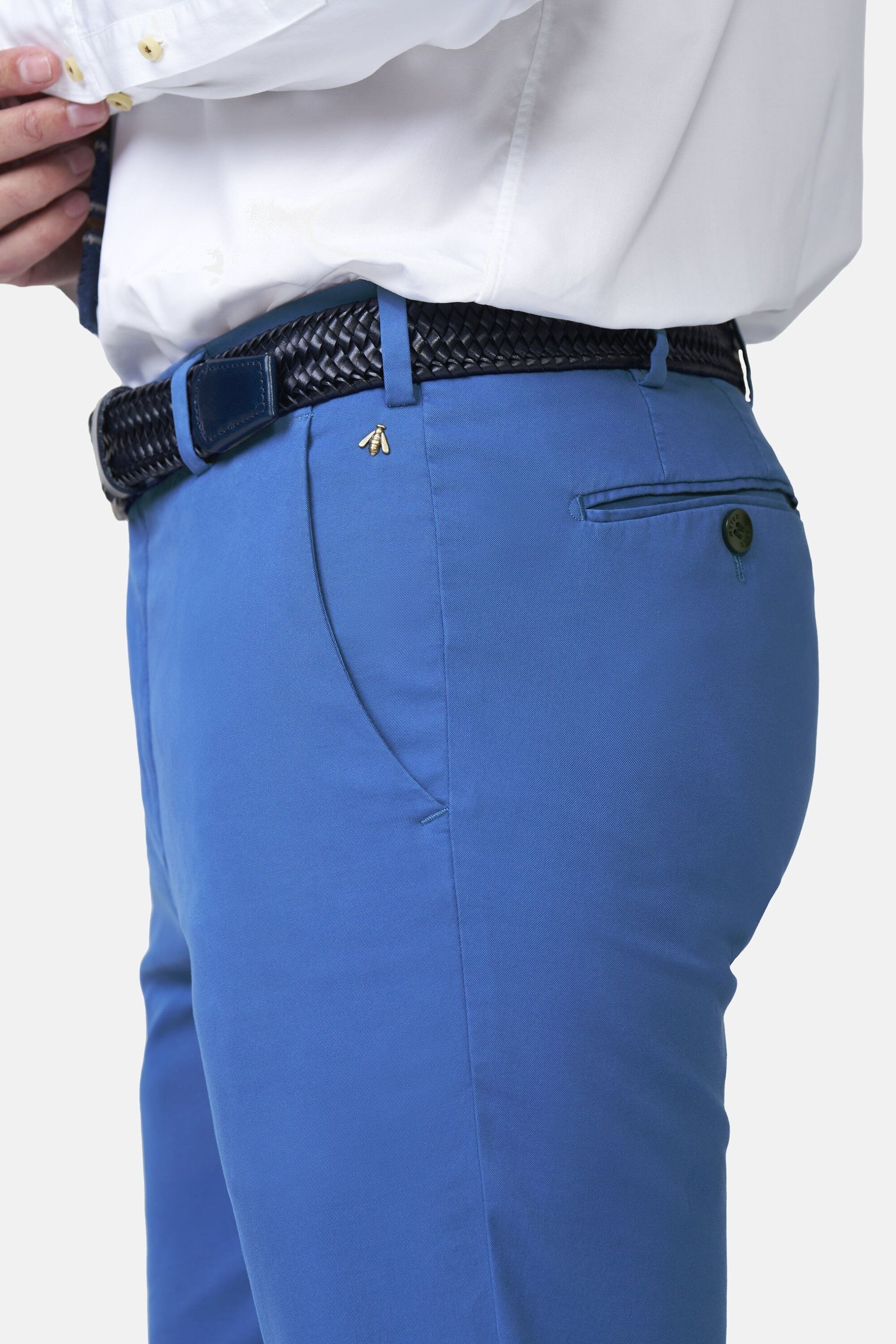 MEYER Bonn 1-8142 Herren Chinos Royalblau 28 3