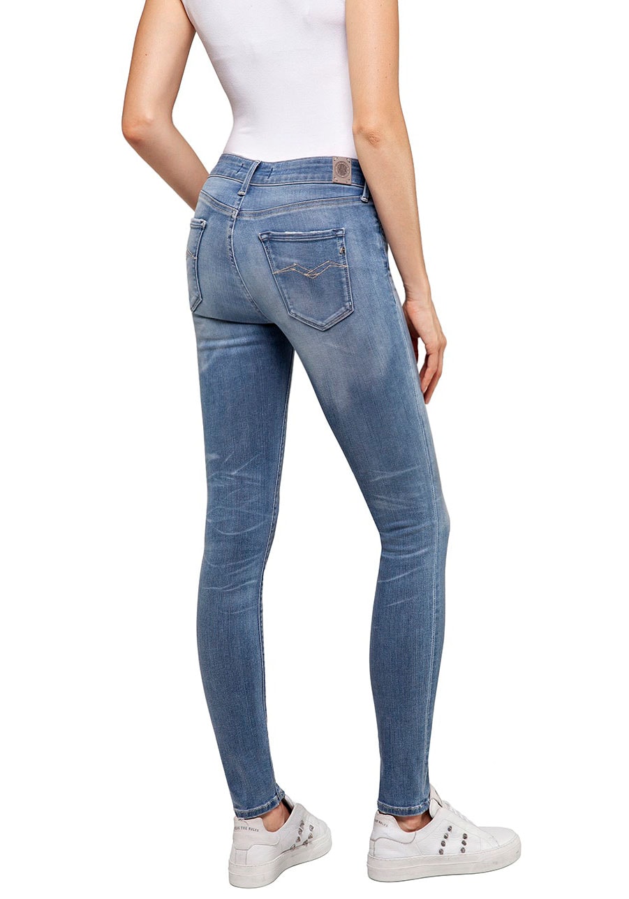 Replay Skinny-fit-Jeans "Luzien", POWERSTRETCH - Used-Style günstig online kaufen