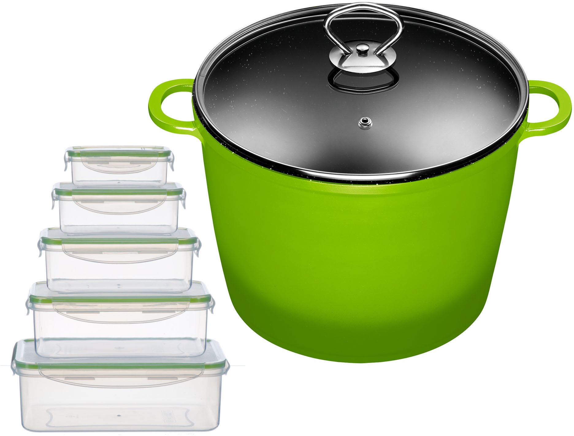 KING Suppentopf Set, 12 Stk. tlg. Aluminiumguss günstig online kaufen