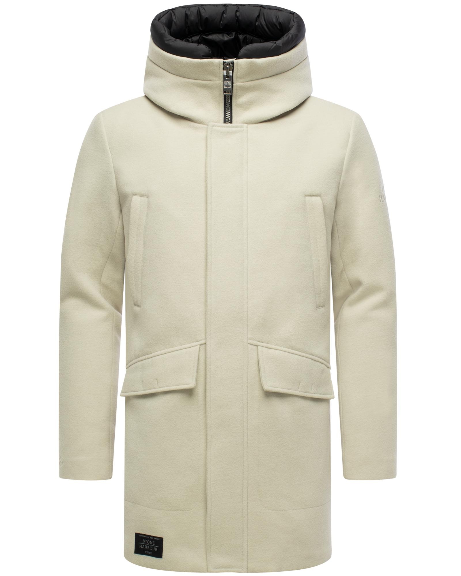 Stone Harbour Kurzmantel "Fenroos XX" Mantel in Wollmantel-Optik mit Patten günstig online kaufen