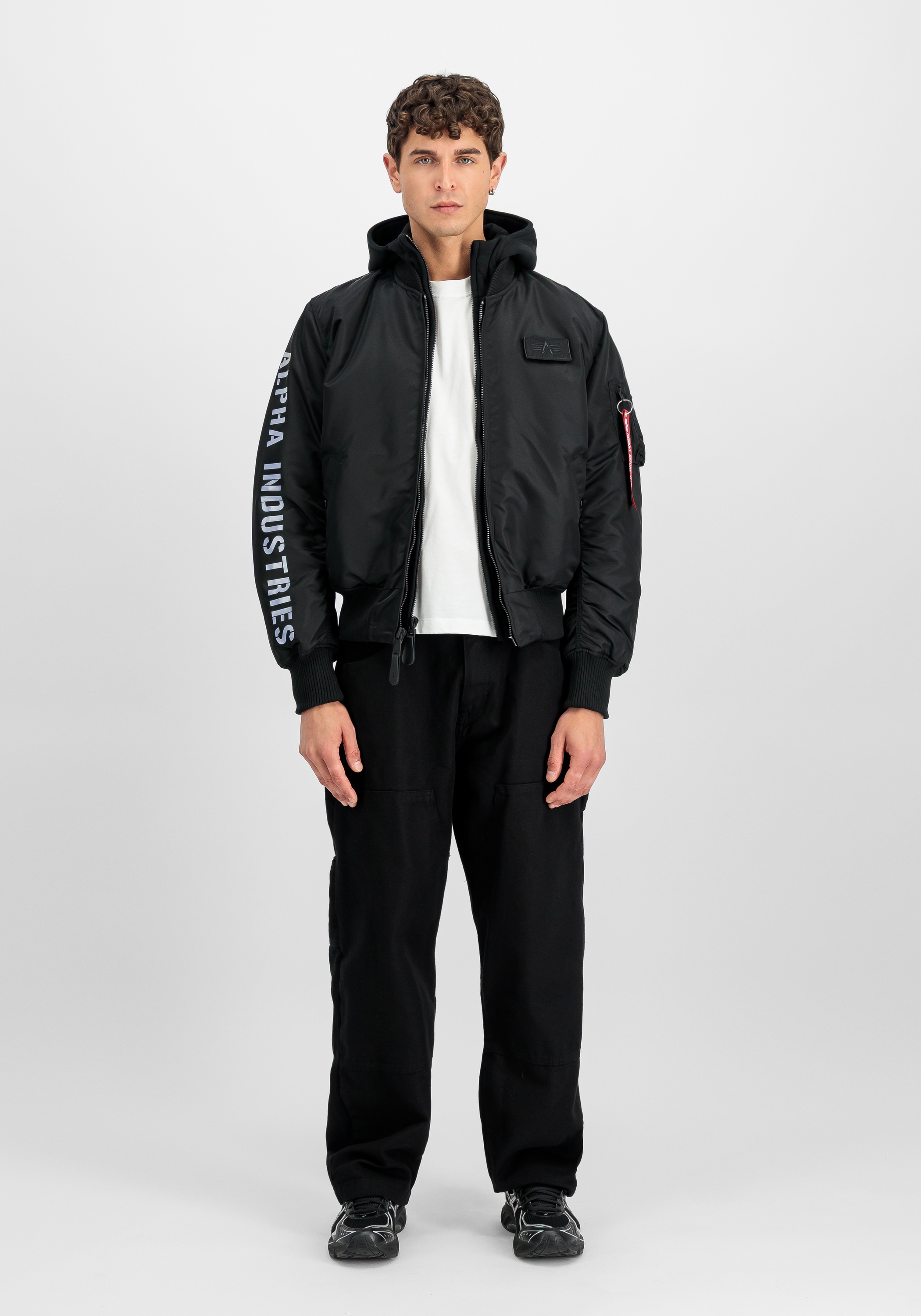 Alpha Industries Bomberjacke »MA-1 D-Tec Sleeve Embroidery«