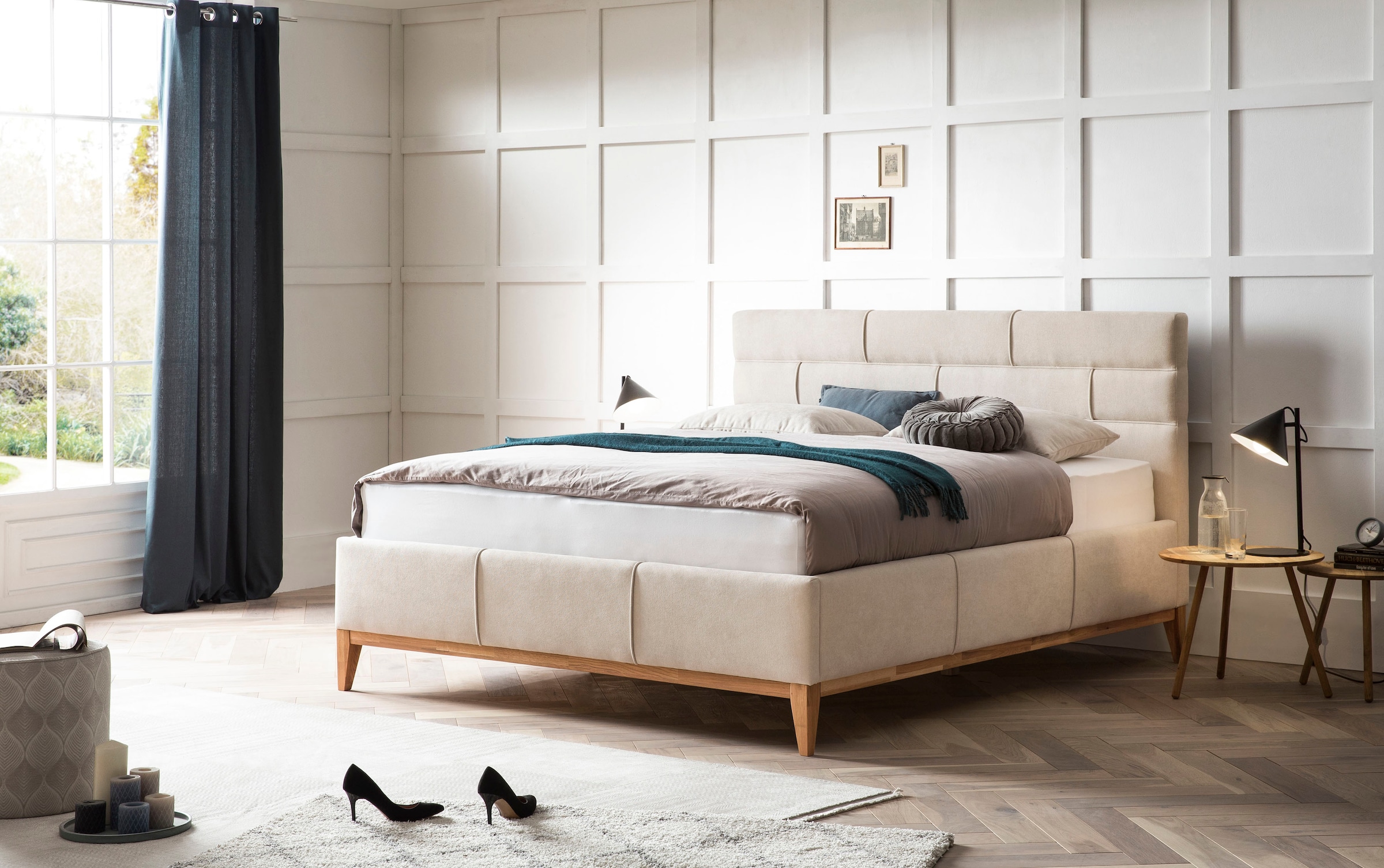 Home affaire "Balaine" mit Lattenrost, Bettkasten, auch mit 7-Zonen-Taschen günstig online kaufen