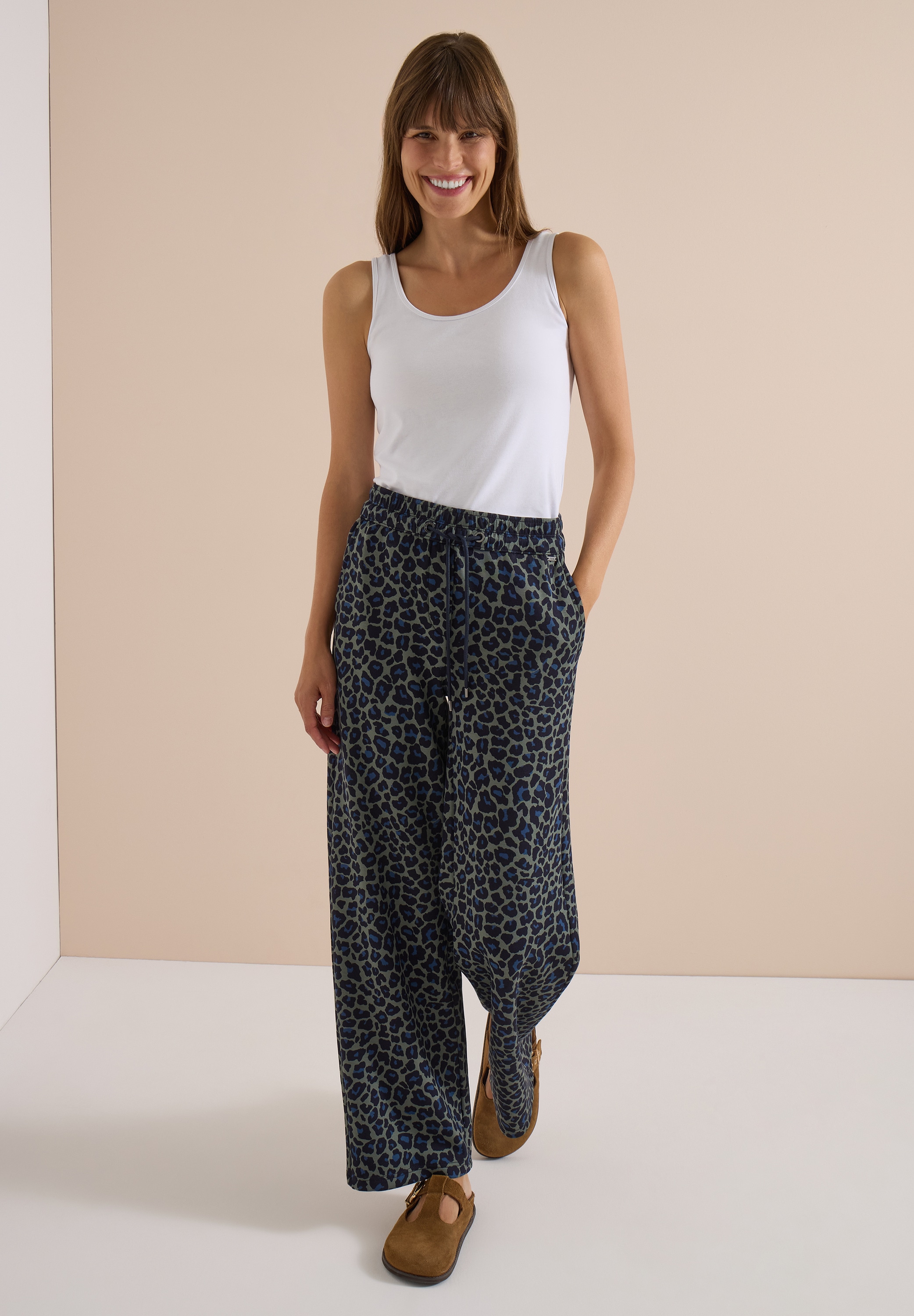 Cecil Stoffhose  softer Materialmix