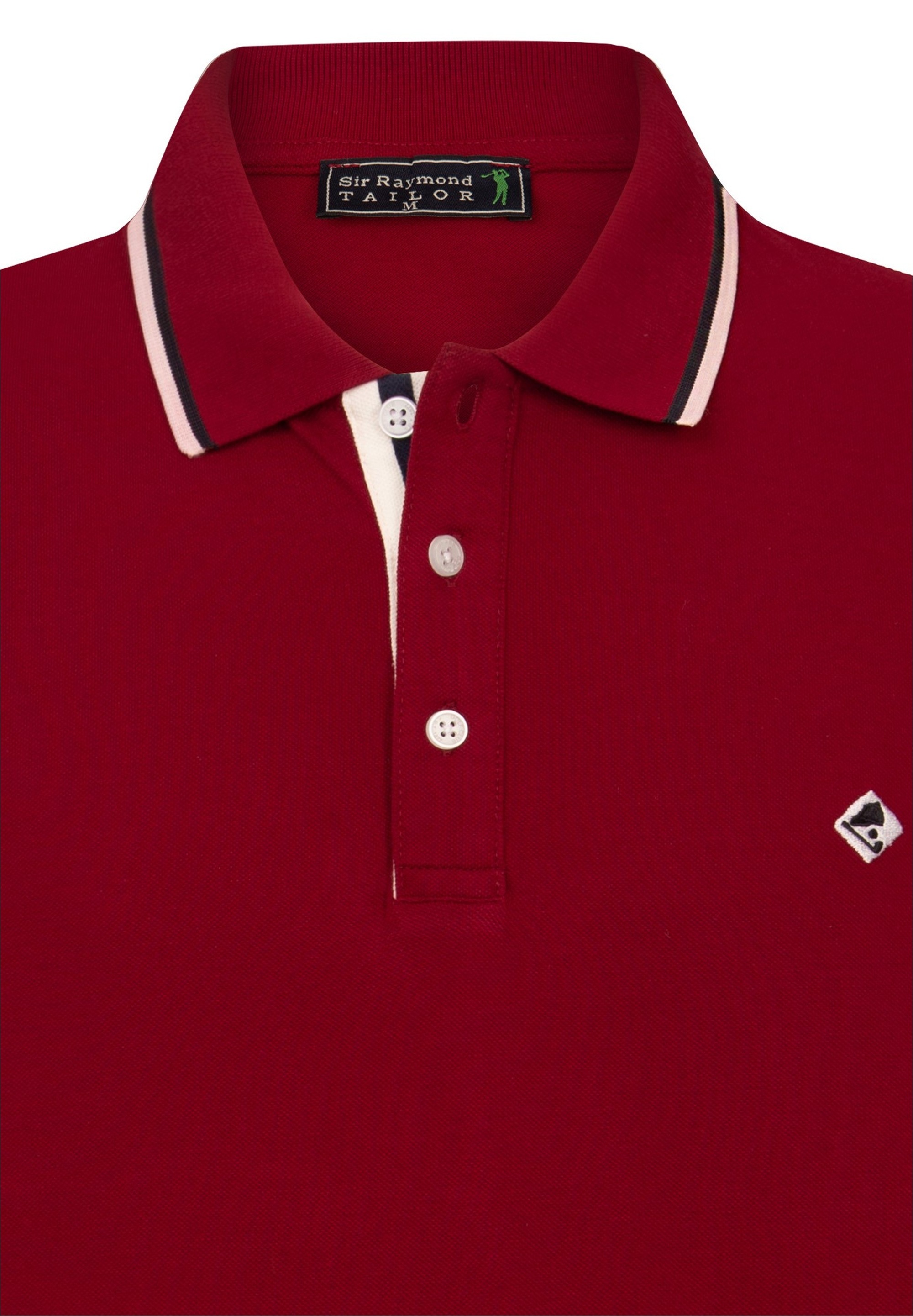Thumbnail - SIR RAYMOND TAILOR Poloshirt "Marcus" 1 Stk. tlg. mit klassischem Kragen und kurzer Knopfleiste