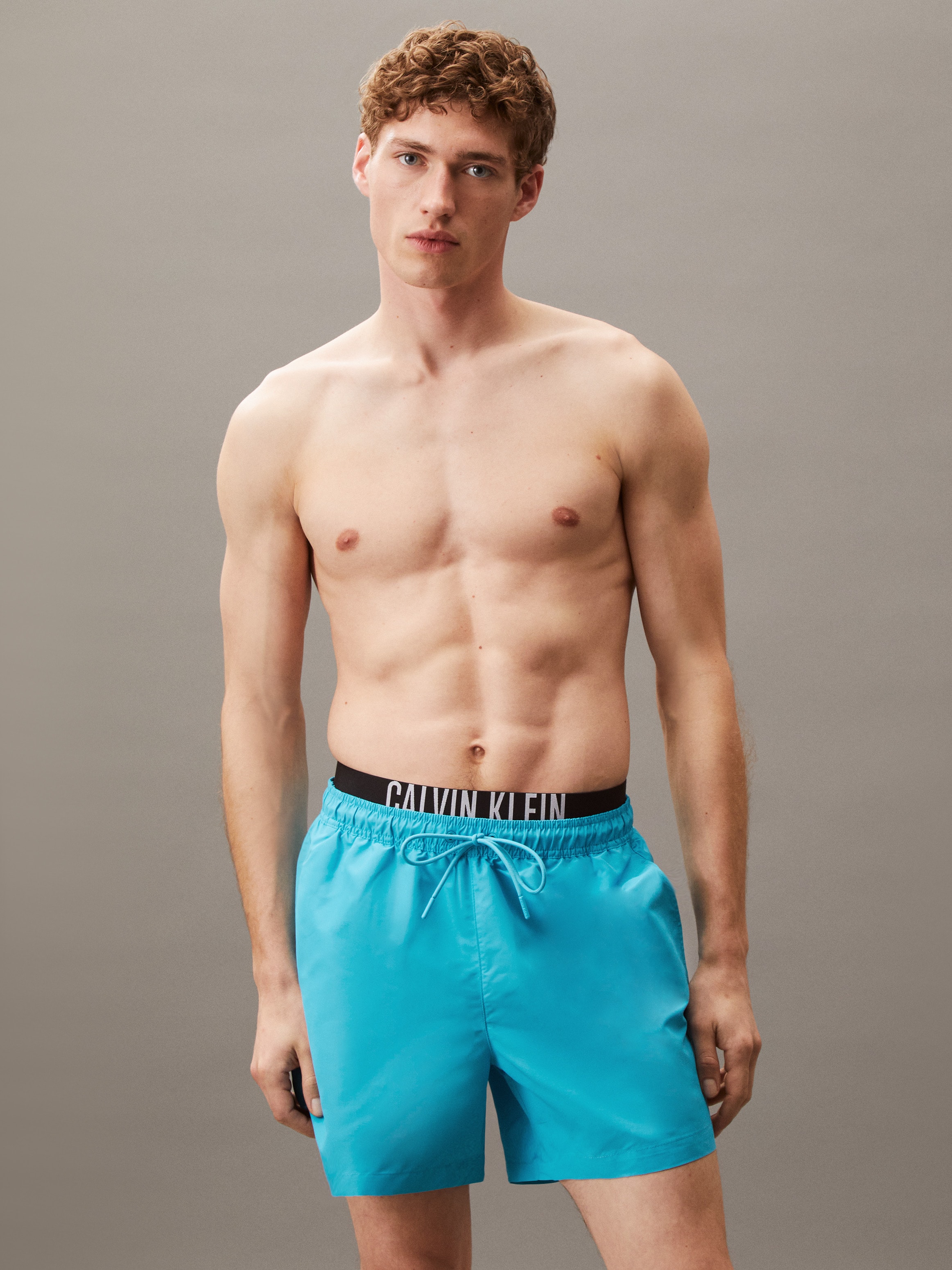 Calvin Klein Swimwear Badeshorts »MEDIUM DOUBLE WB«, mit Logo