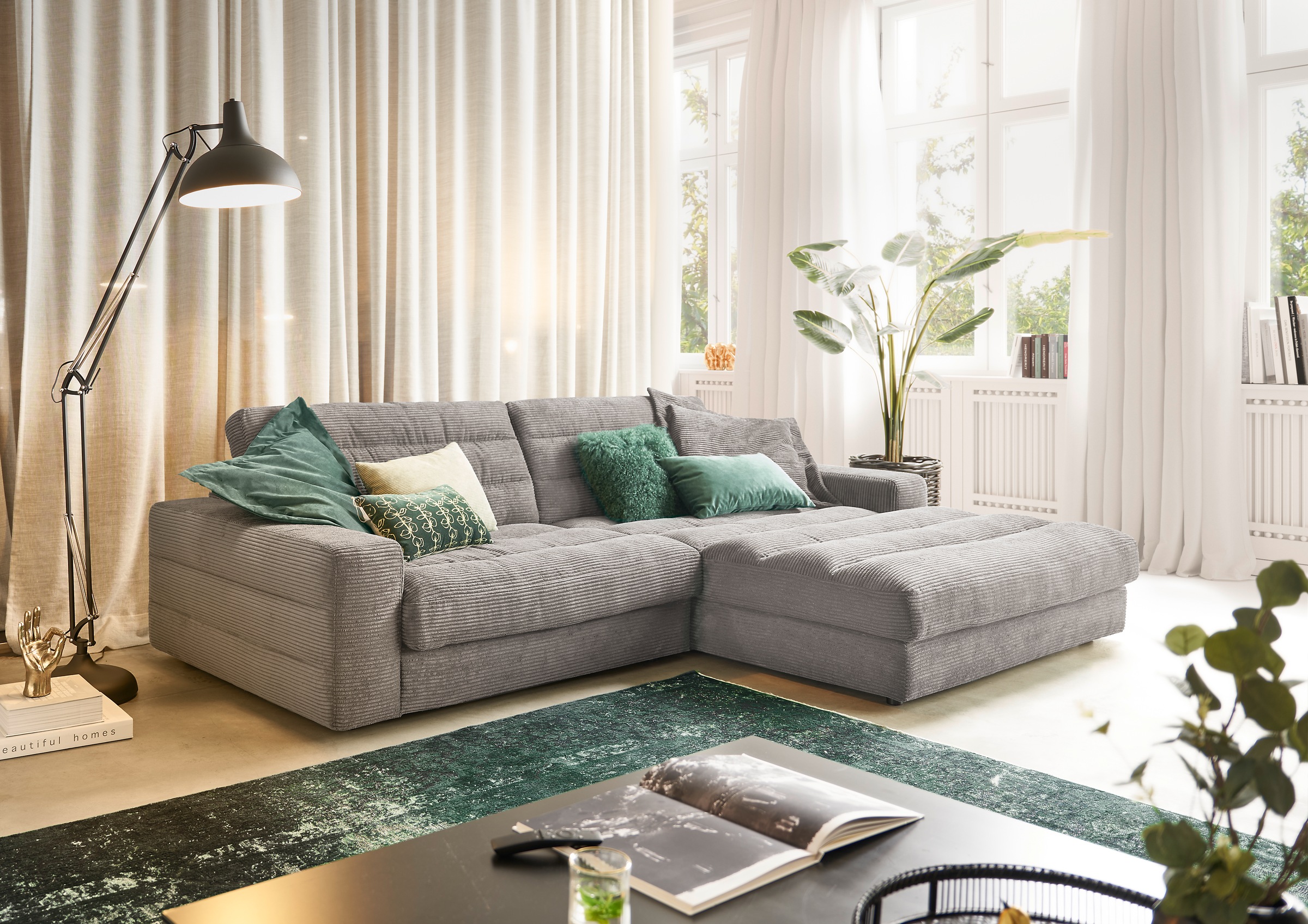 3C Candy Ecksofa "Stripes Mega-Sofa, bequem und komfortabel, L-Form", Lose günstig online kaufen