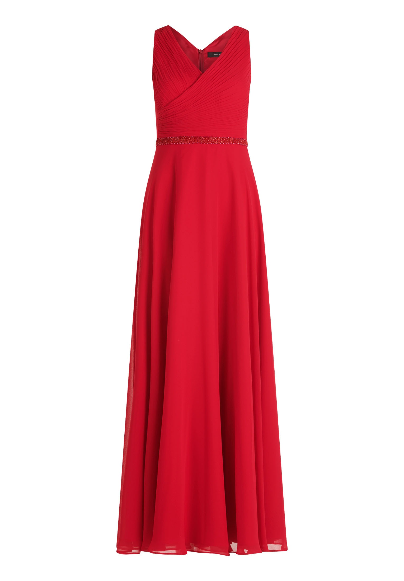 Vera Mont Abendkleid "Damen Abendkleid mit Plissee" Ohne Tasche Dekoelement günstig online kaufen
