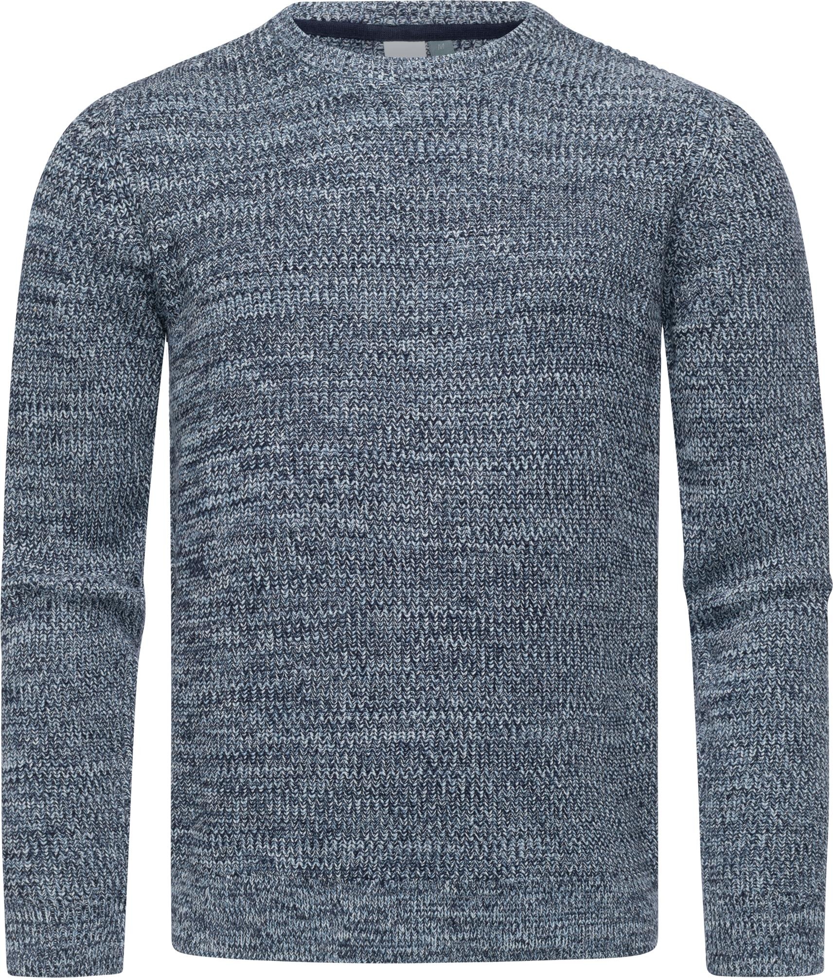 Ragwear Strickpullover "Aralt" stylischer Herren Sweatpullover mit Rippbünd günstig online kaufen