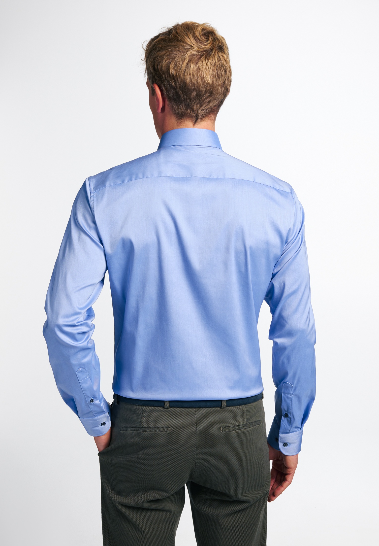 Eterna Langarmhemd "SLIM FIT" EASY IRON (bügelleicht) günstig online kaufen