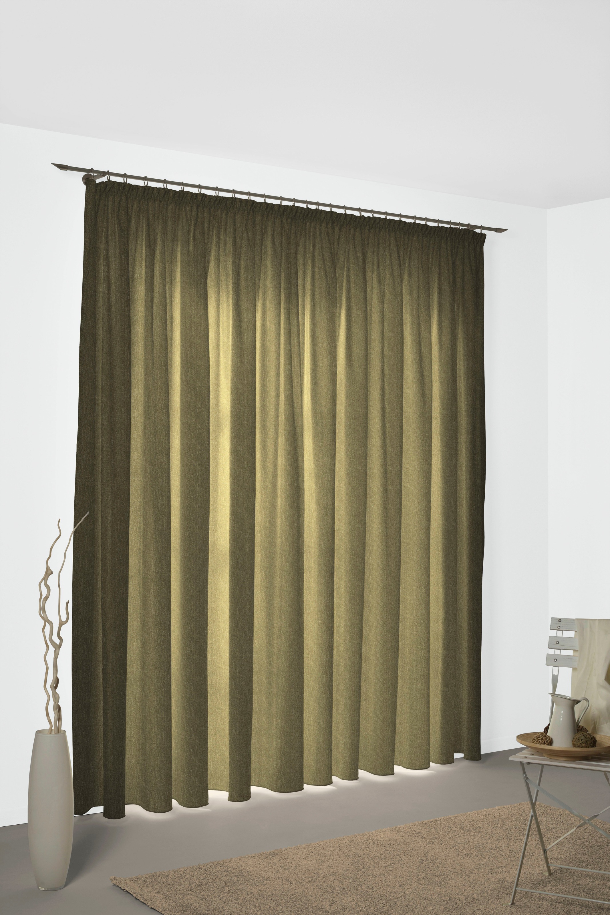 Wirth Vorhang "Torbole" Kräuselband 1 Stk. tlg. nach Maß günstig online kaufen