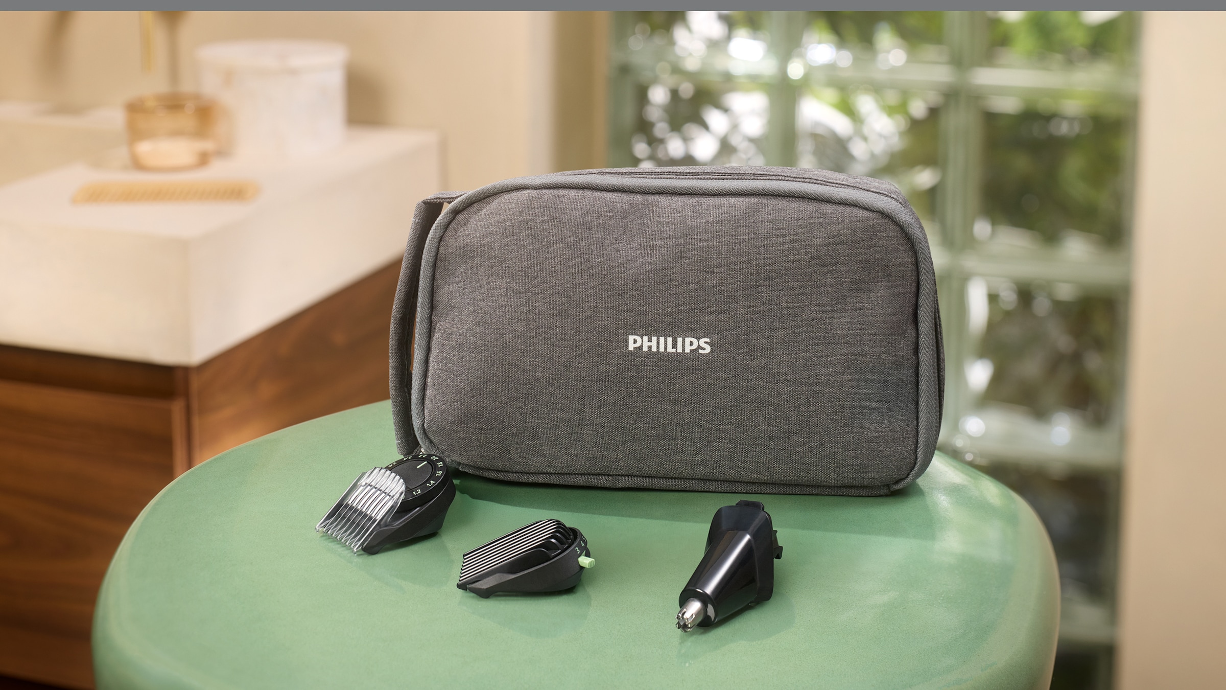 Philips Multifunktionstrimmer »Series 9000 MG9557/15« 20 Aufsätze 20-in-1-Trimmer für Gesicht, Körper und Kopfhaare