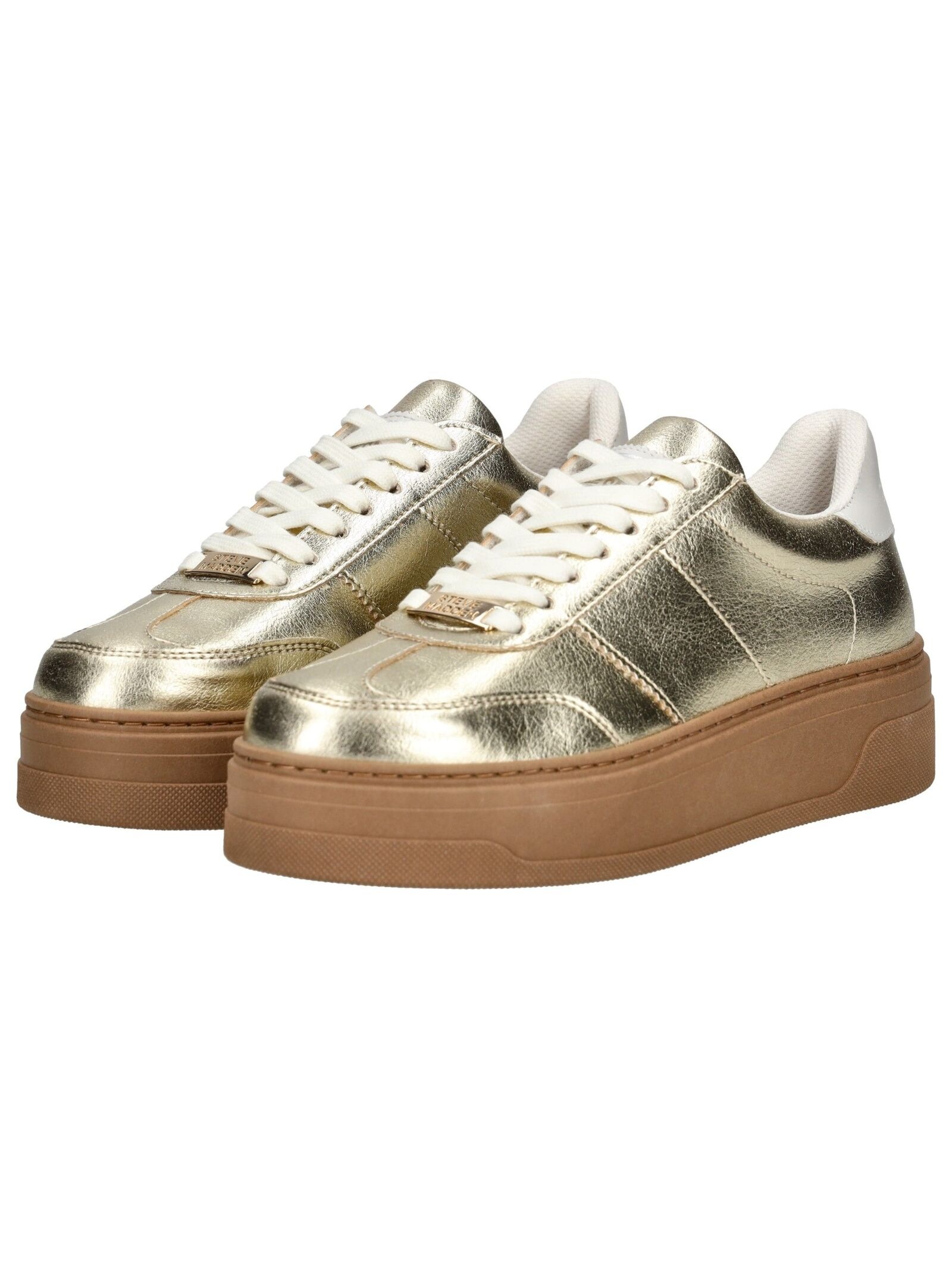 Steve Madden Platform Sneaker Gold 39 3