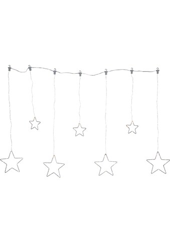 EGLO LED-Girlande »DEW DROP STARS, Weihnachtsdeko«, 84 St.-flammig, mit 7 Metallsternen kaufen