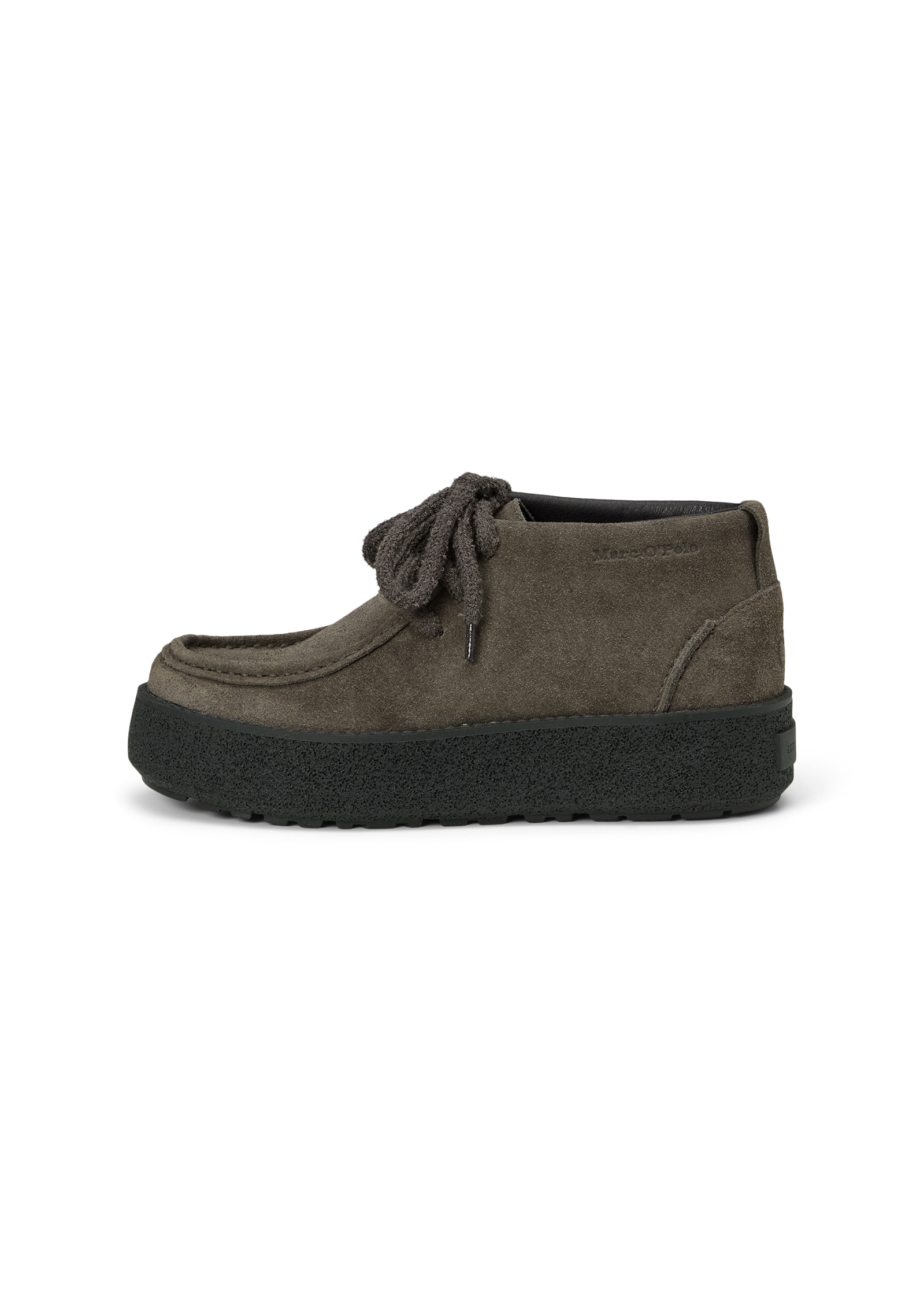 Marc O'Polo Schlupfboots »aus geöltem Veloursleder«