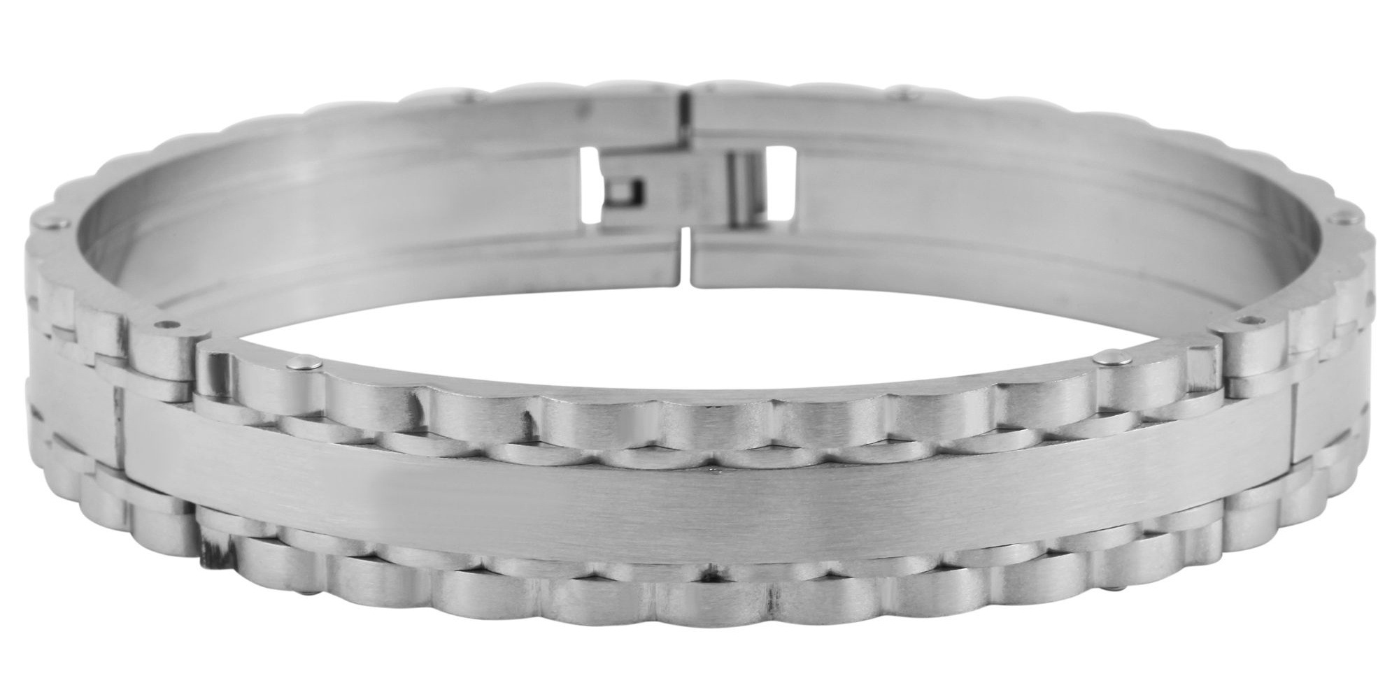 ADELIA ́S Damen Armreif "Armband – Armreif aus Edelstahl Ø 6,8 cm cm", 6,8cm, Edelstahl, silber, Edelstahl, Armbänder, Zum Verschenken – passend für