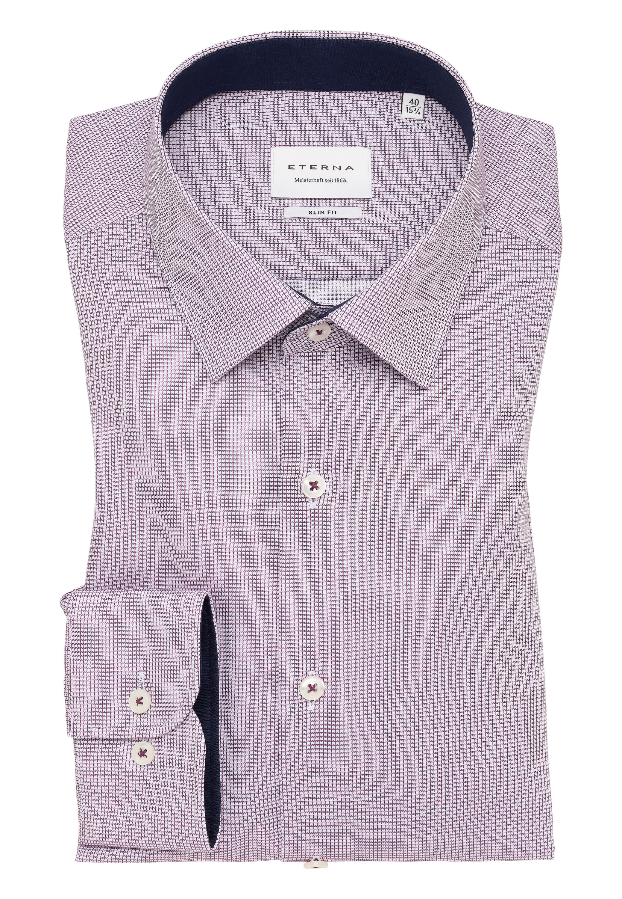 Eterna Langarmhemd »SLIM FIT«, NON IRON (bügelfrei)