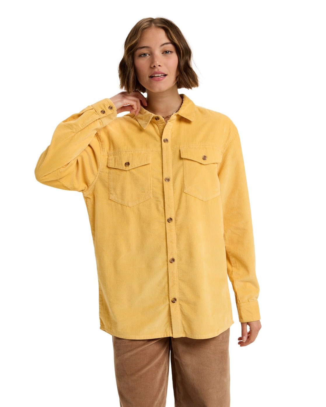 Roxy Langarmshirt "Let It Go Cord" günstig online kaufen