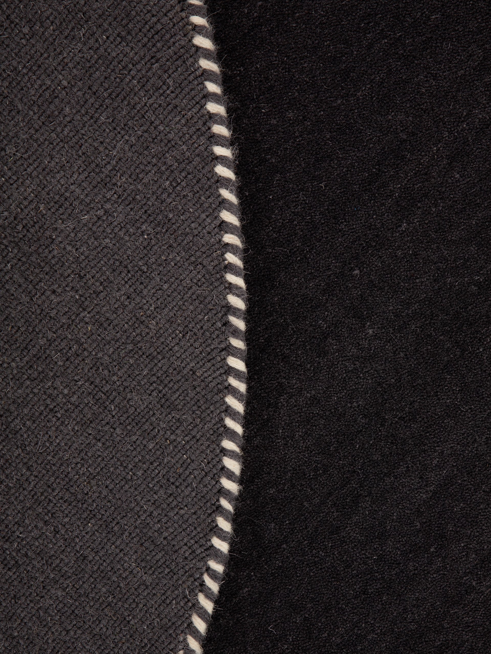 carpetfine Wollteppich »Gabbeh Lola Uni«, rund, 14 mm Höhe, mit natürlichem Pflanzenmaterial von Hand gewebt, auch als Läufer