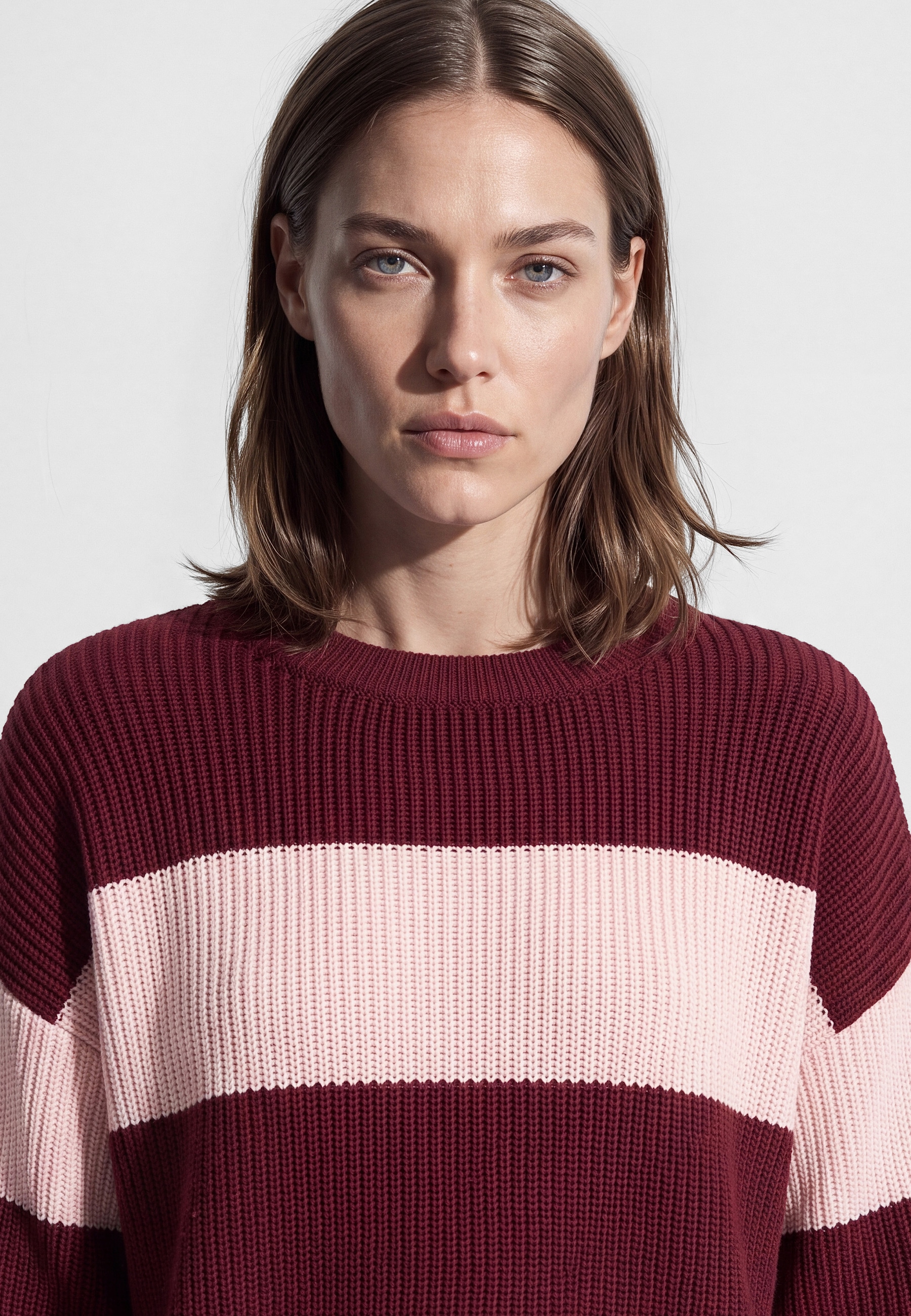 Mavi Rundhalspullover »STRIPED SWEATER« Streifen Top Longsleeve