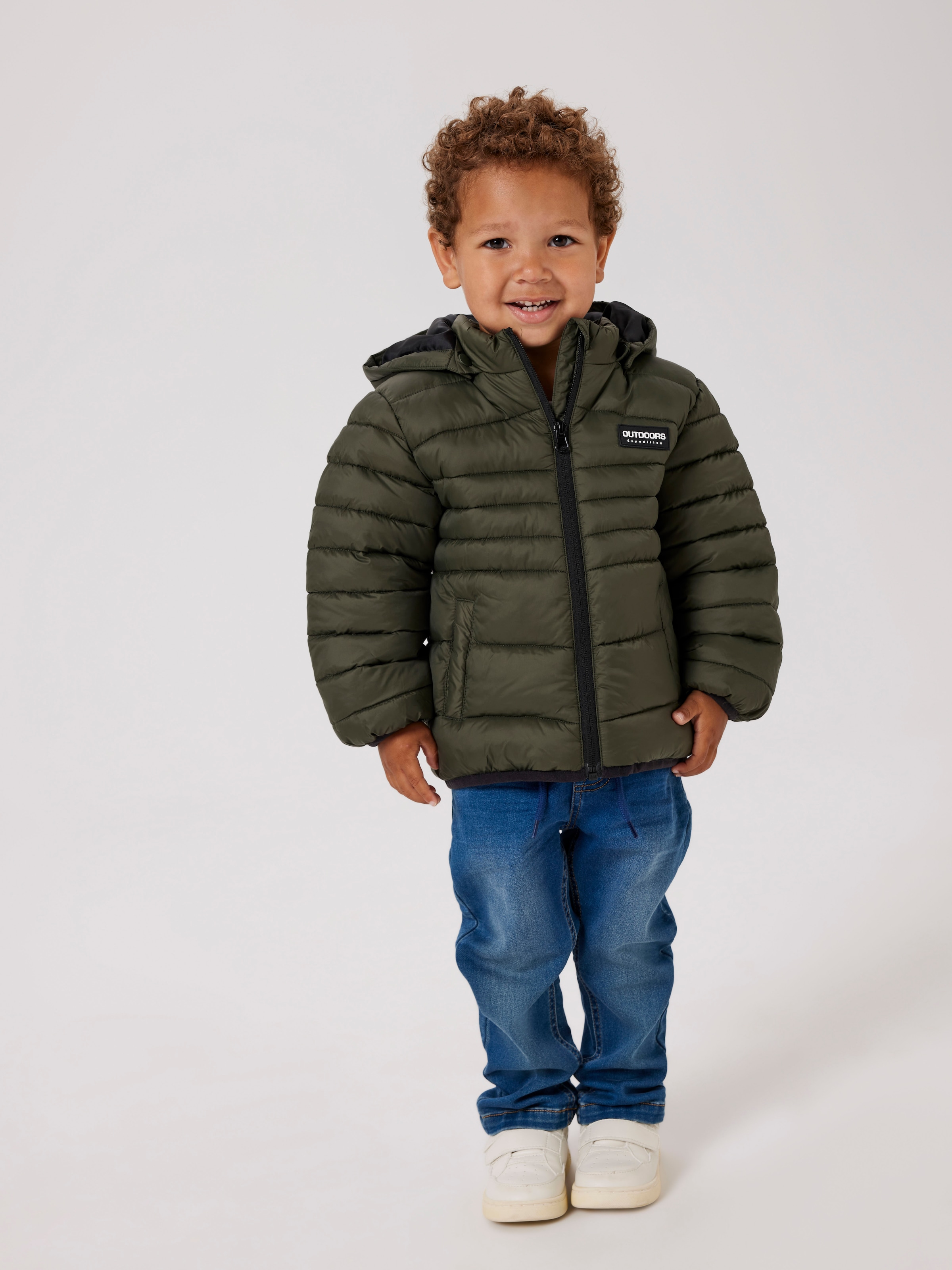 Name It Outdoorjacke »NMMMARBLE JACKET PB«, mit Kapuze