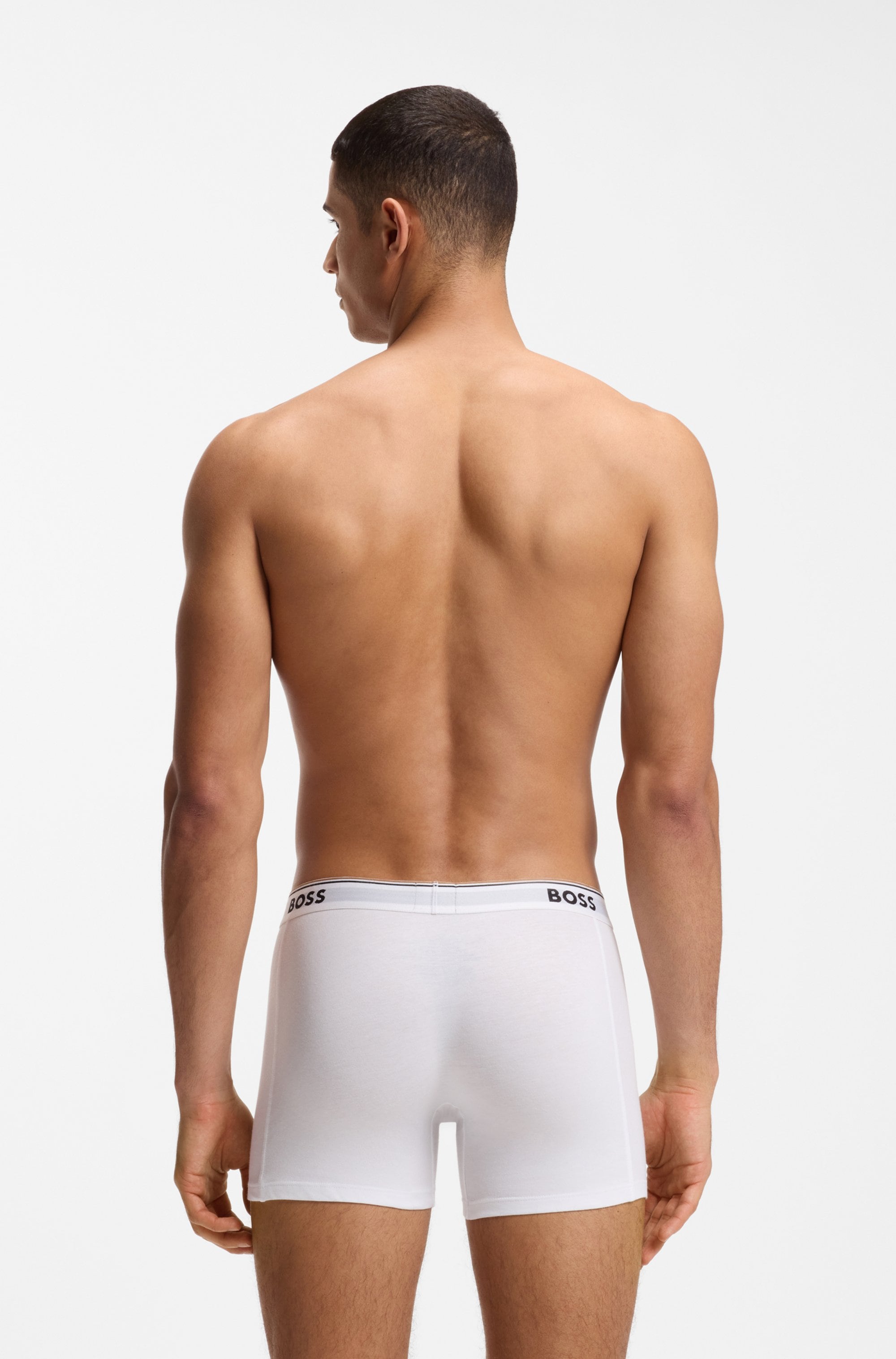 BOSS »Boxer 3 PACK« mit farblich passendem Webbund