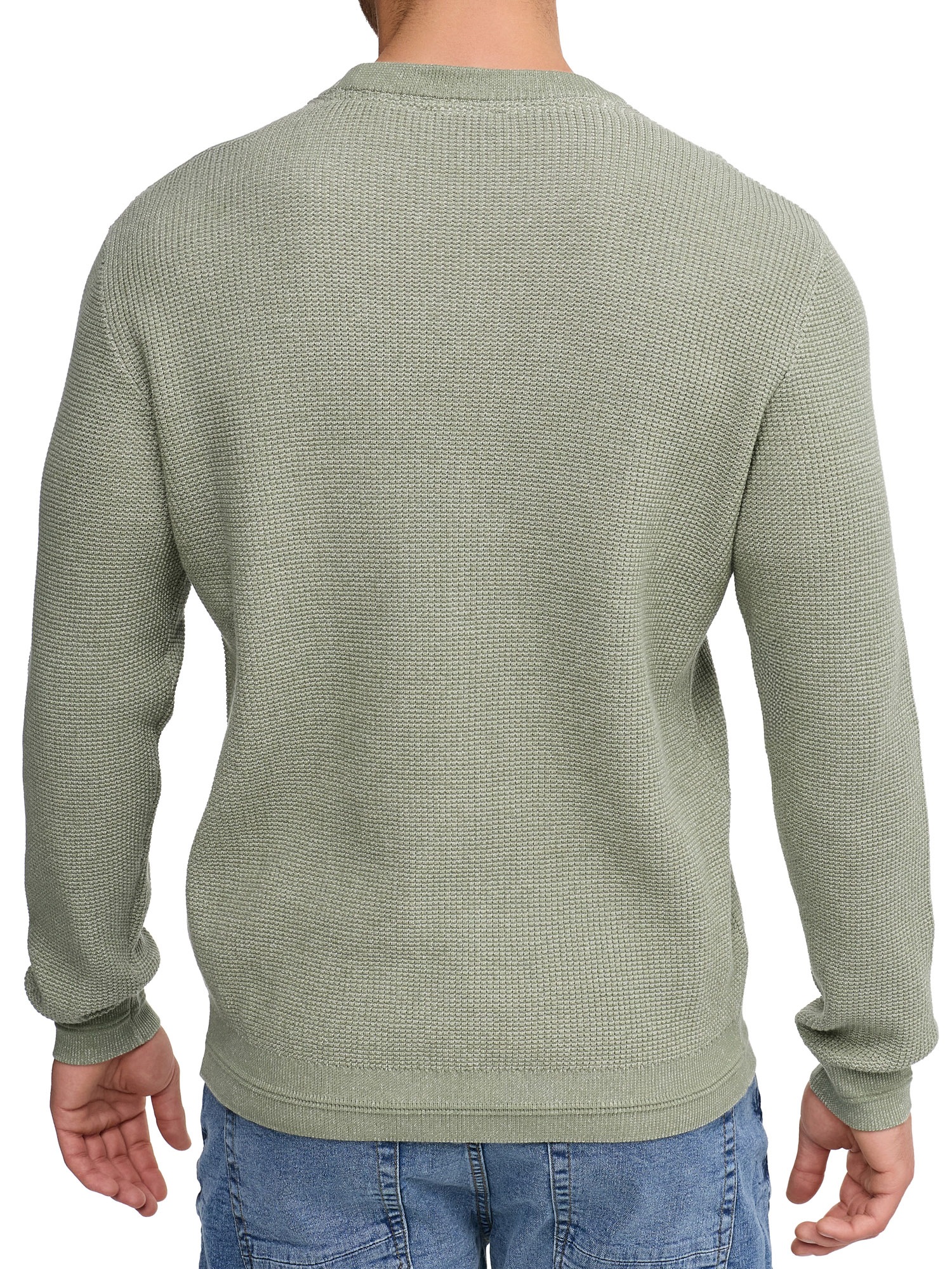 INDICODE INMoxey Herren Strickpullover Sea Spray L 3