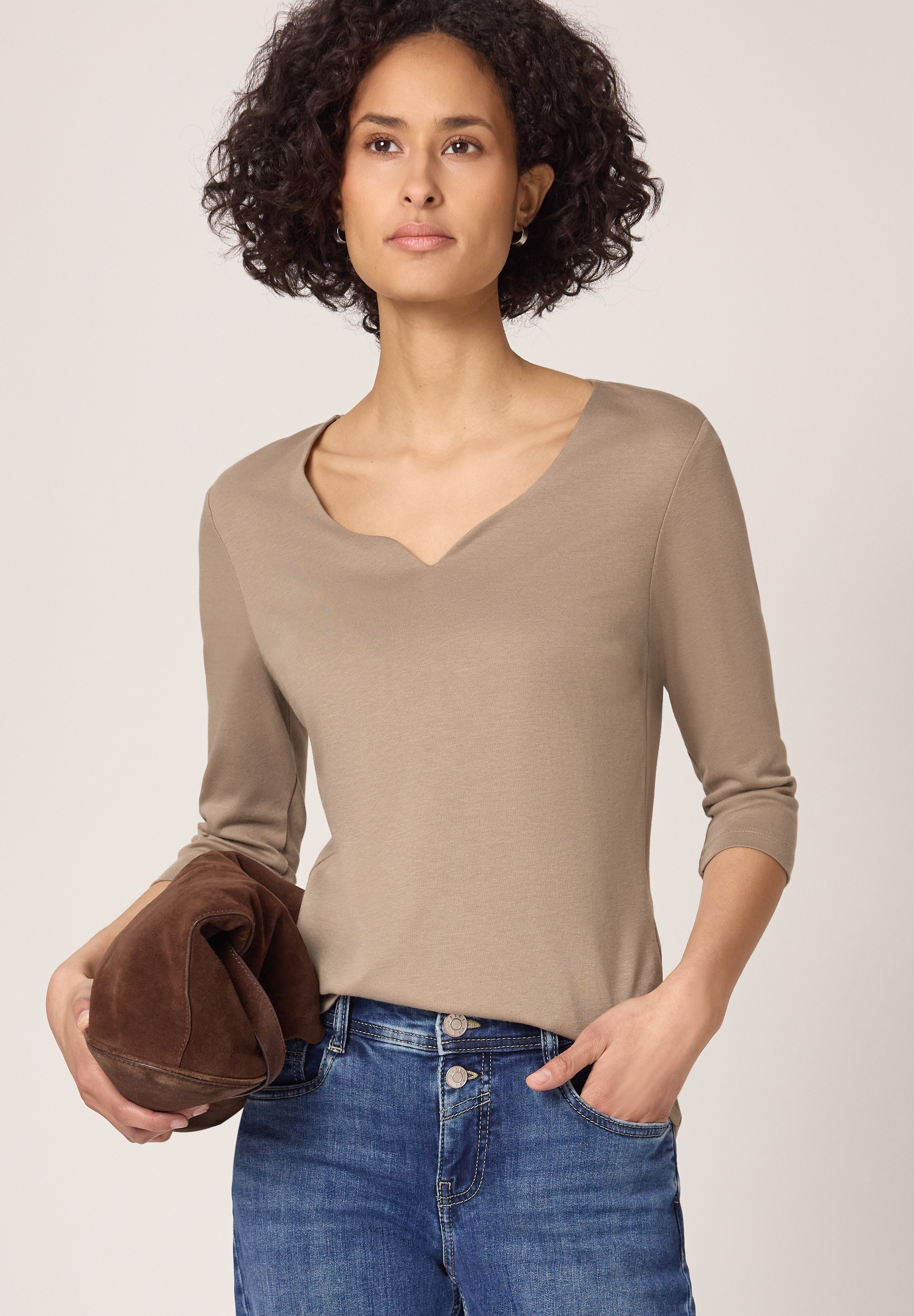 STREET ONE 3/4-Arm-Shirt mit 3/4 Ärmeln günstig online kaufen