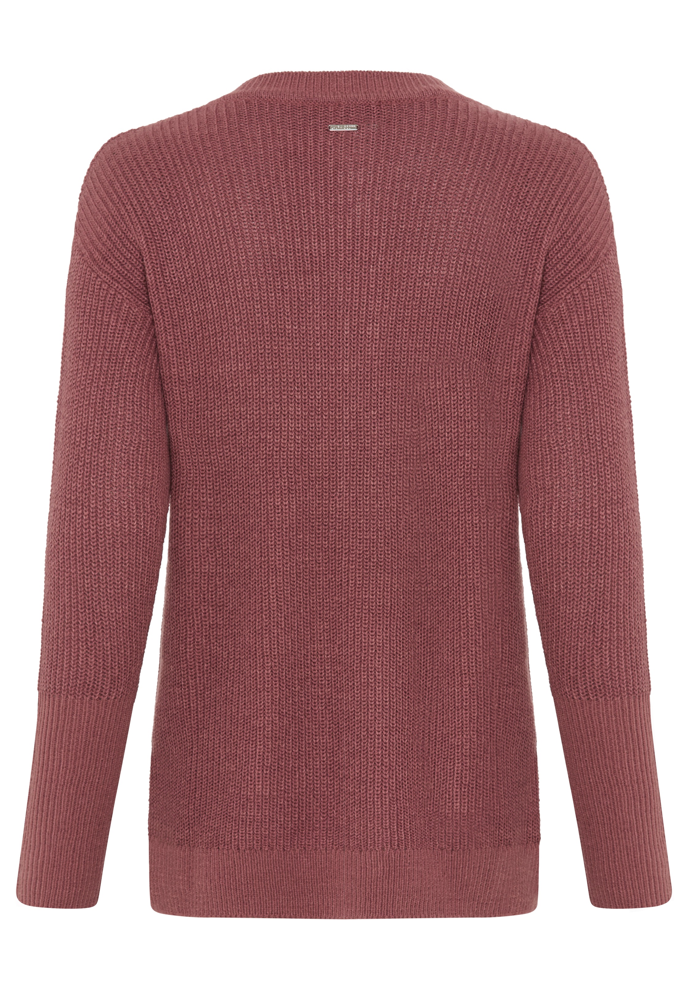 Laura Scott V-Ausschnitt-Pullover, aus Grobstrick mit Knopfleiste - NEUE KOLLEKTION
