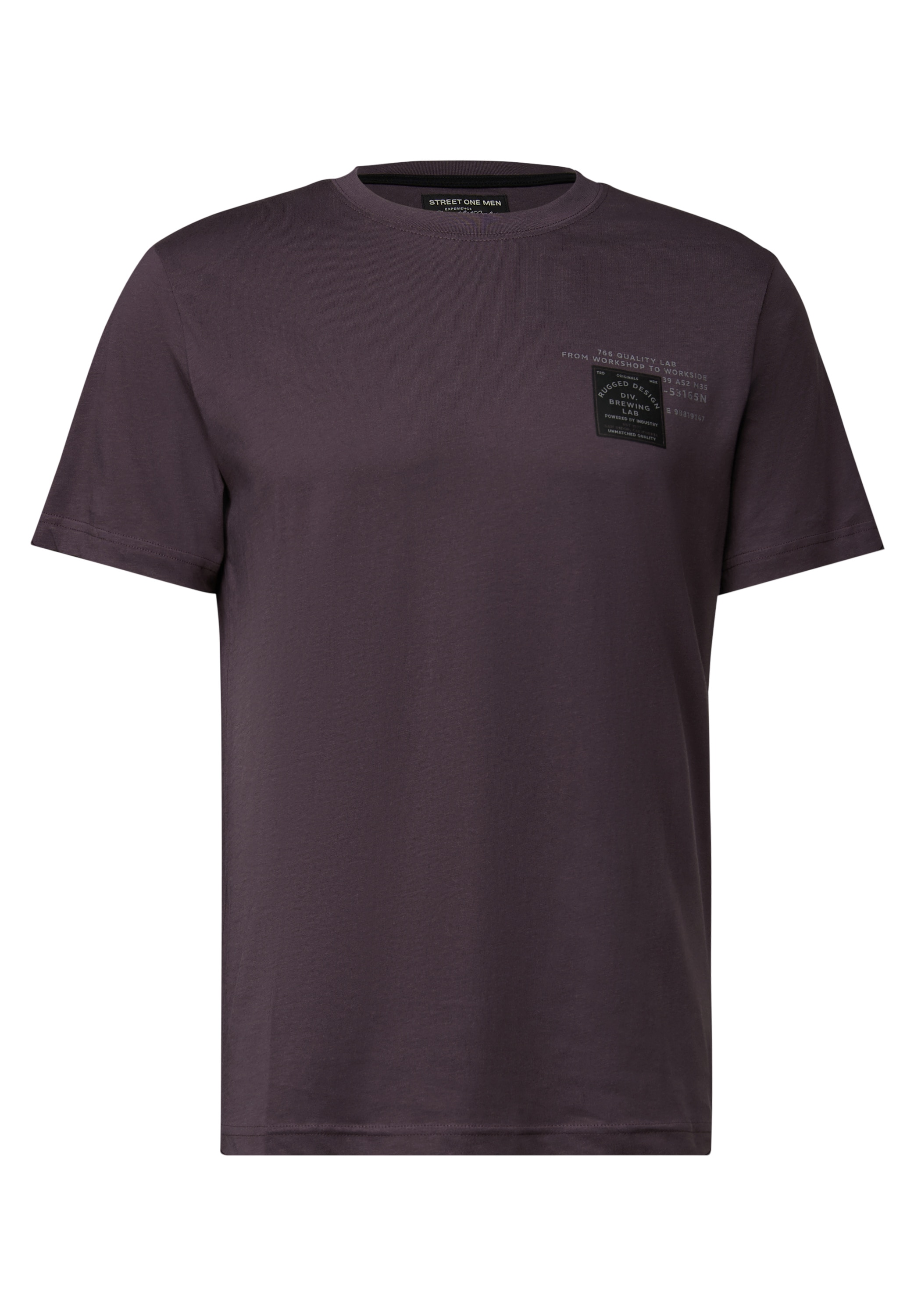 STREET ONE MEN T-Shirt, aus reiner Baumwolle