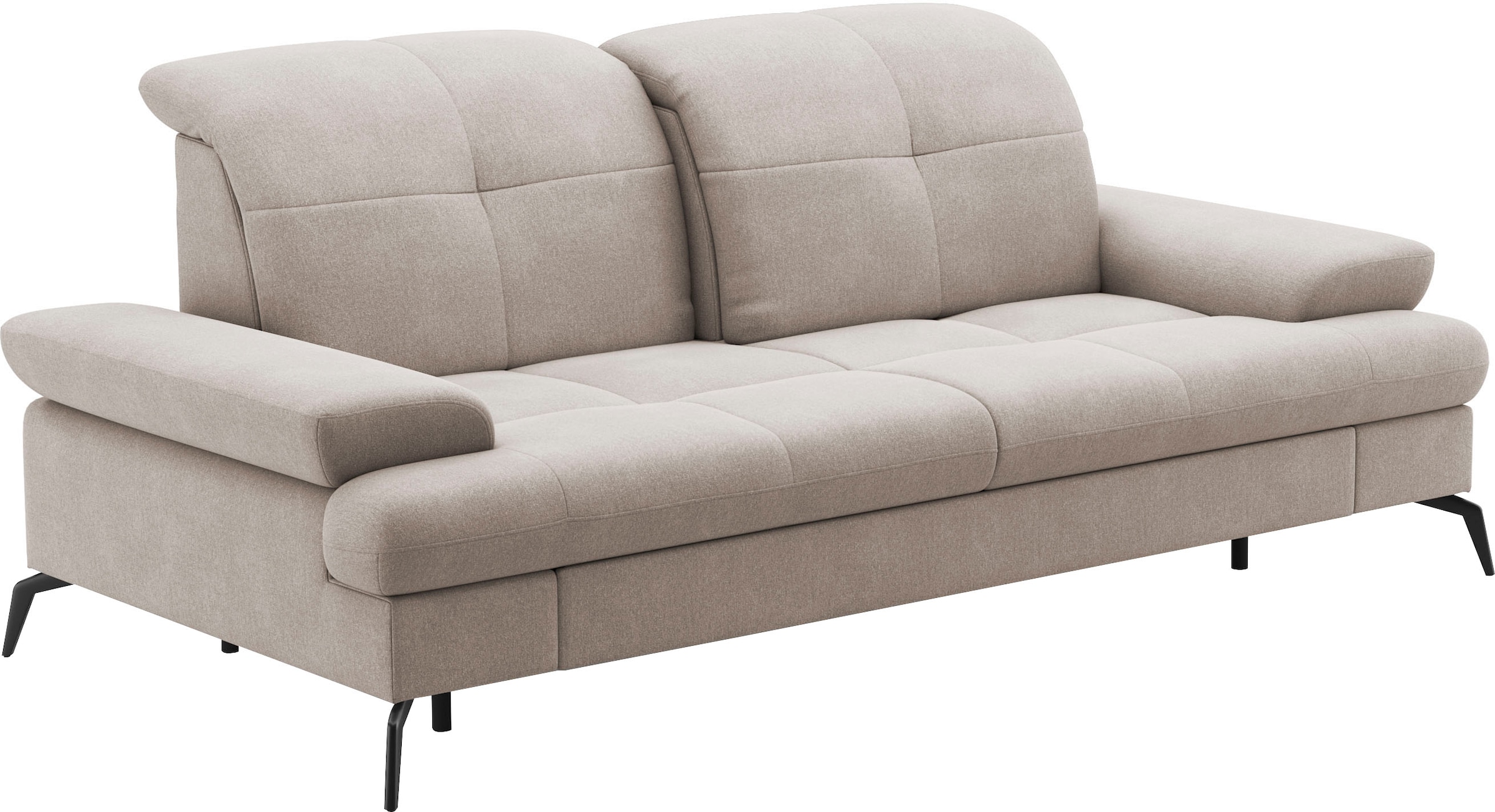sit&more 2,5-Sitzer »Amica, inkl. Sitztiefenverstellung und Armteilverstellung«, wahlweise mit Kopfteilverstellung und Bettfunktion