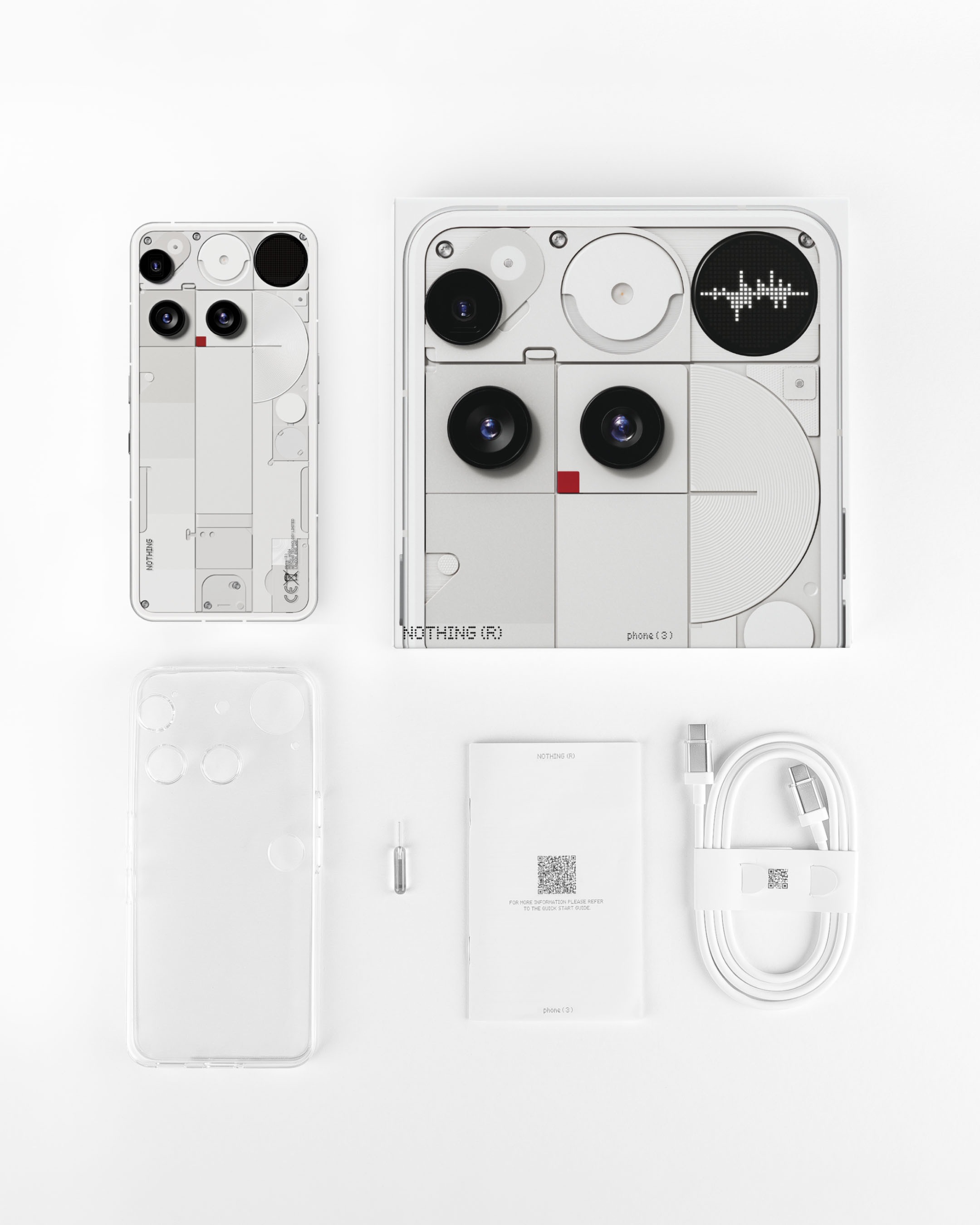 NOTHING Smartphone »Phone (3)«, Weiß