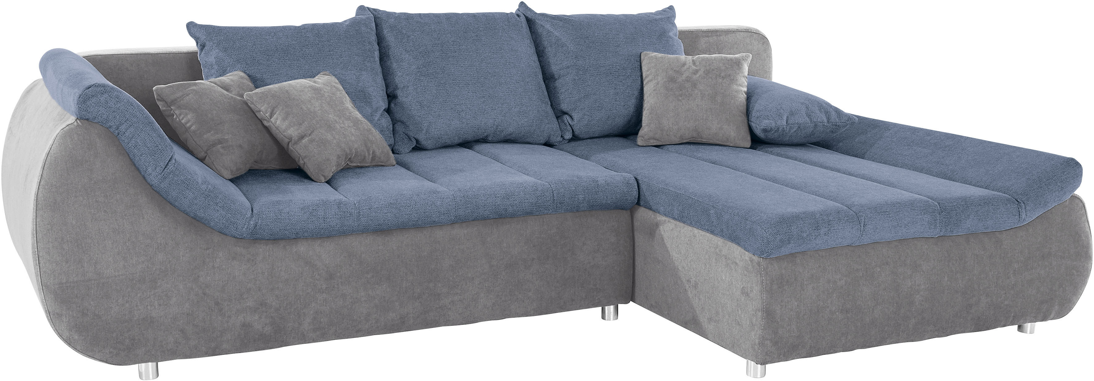 Thumbnail - Home affaire Ecksofa "Imola, elegant und modern, aktuelle Steppung im Sitz, bequem, L-Form" frei im Raum stellbar, wahlw...