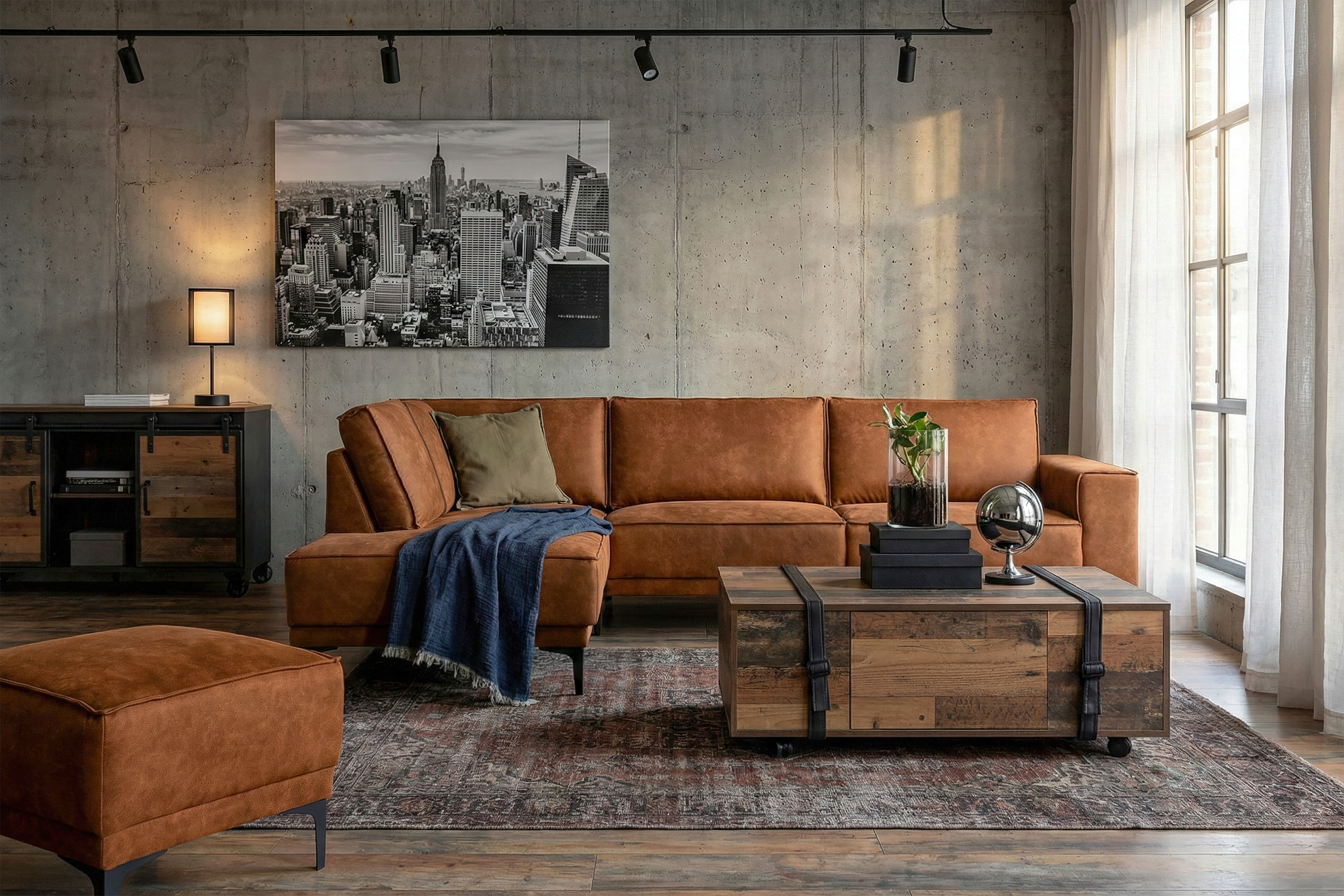 OTTO home Ecksofa "OLAND L-Form, B: 289 cm, Skandi-Design" Struktur, Flachg günstig online kaufen