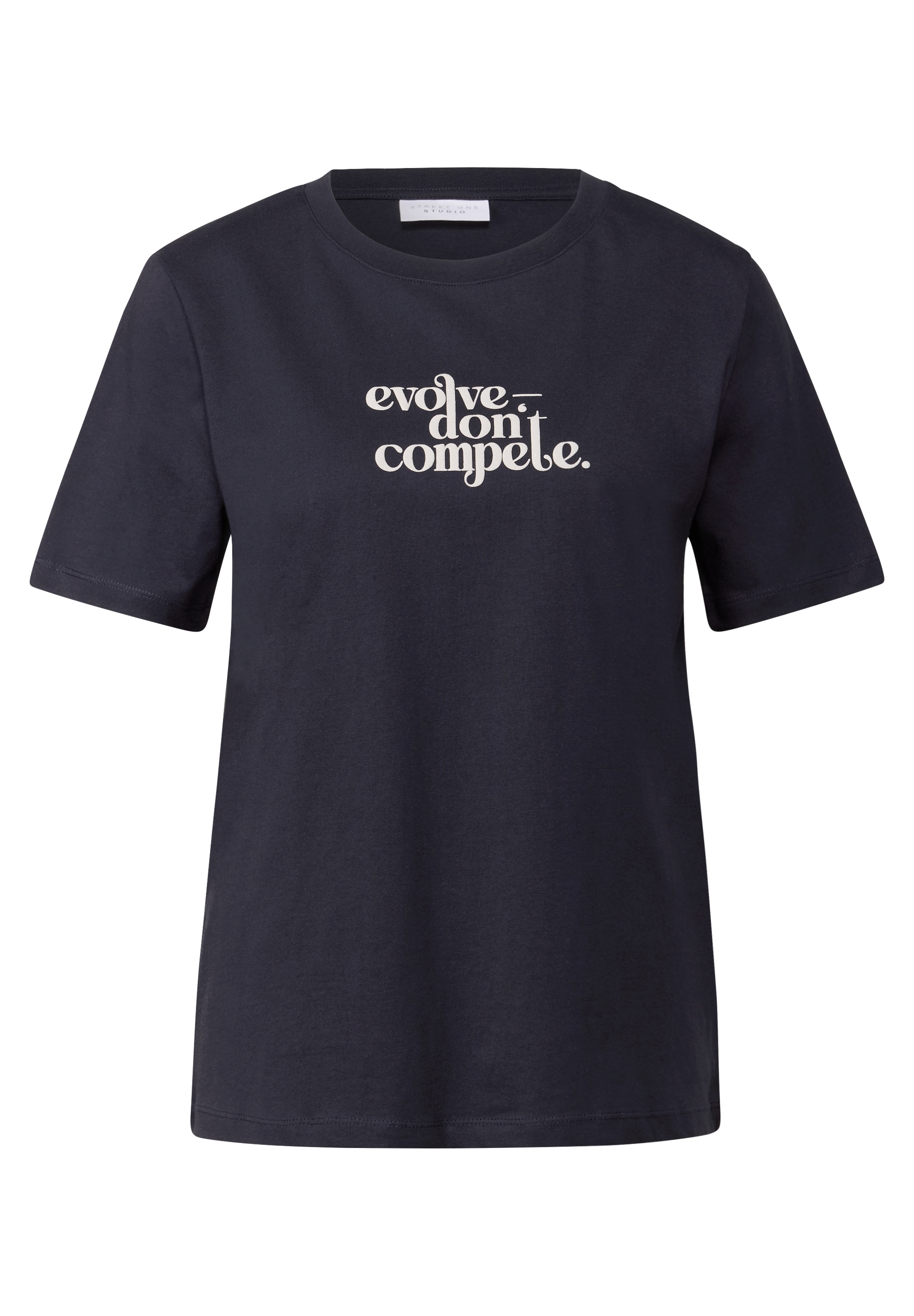 STREET ONE STUDIO T-Shirt, aus reiner Baumwolle