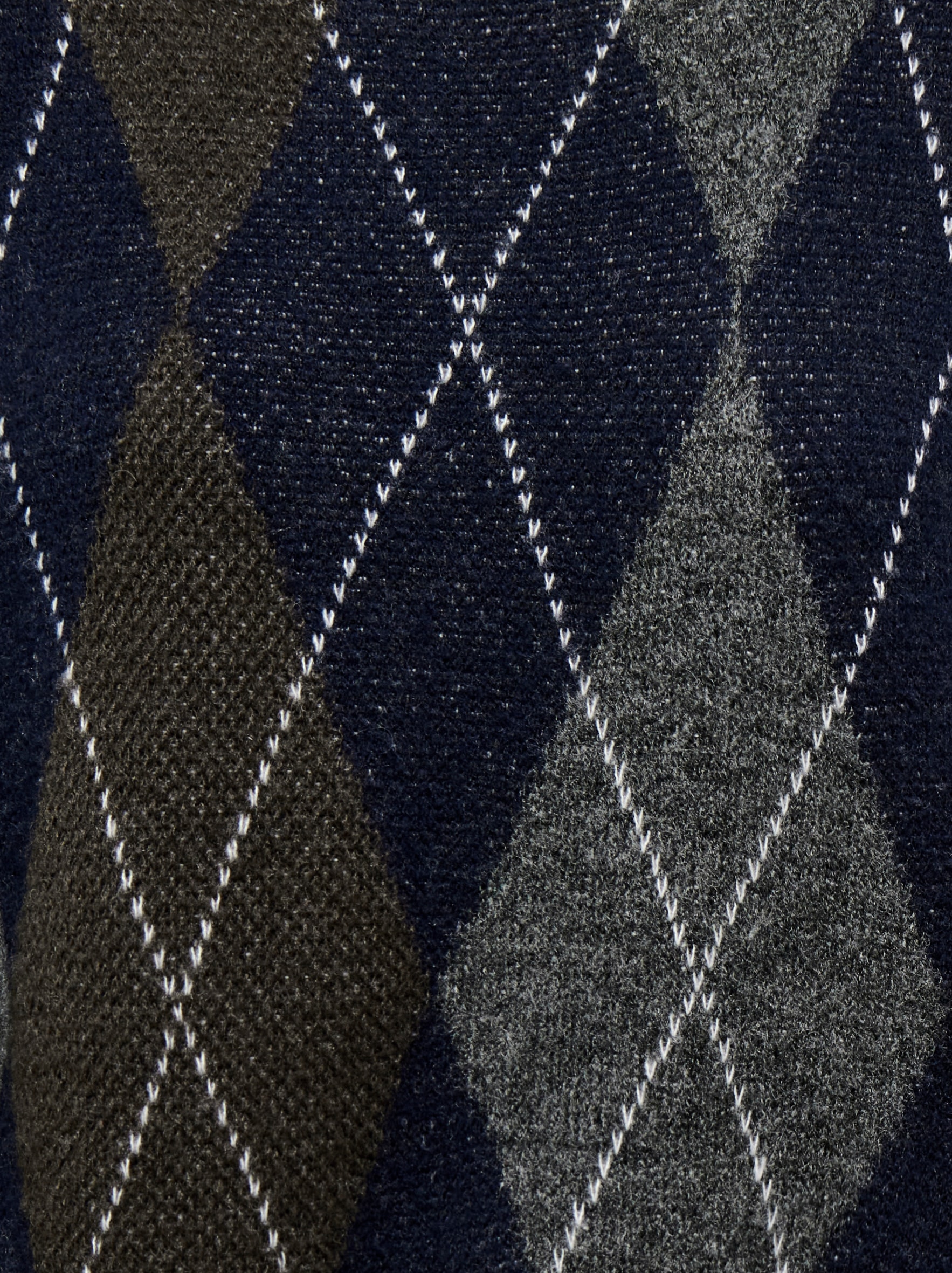 ONLY Strickpullover »ONLRHOMBUS HARLEQUIN PULLOVER KNT NOOS« Materialmix mit Wolle und Stretch