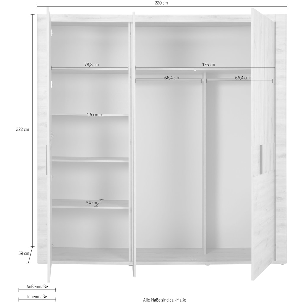 Gami Kleiderschrank »Confidence«