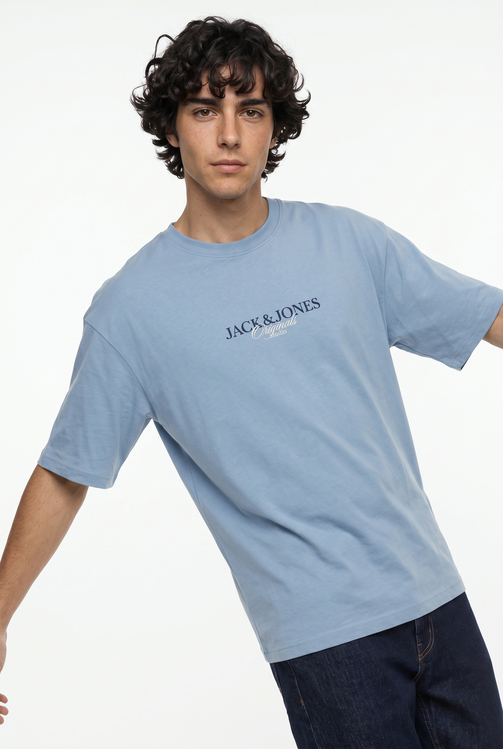 Jack & Jones Jorbillyburg Tee T-Shirt Skyway S 2