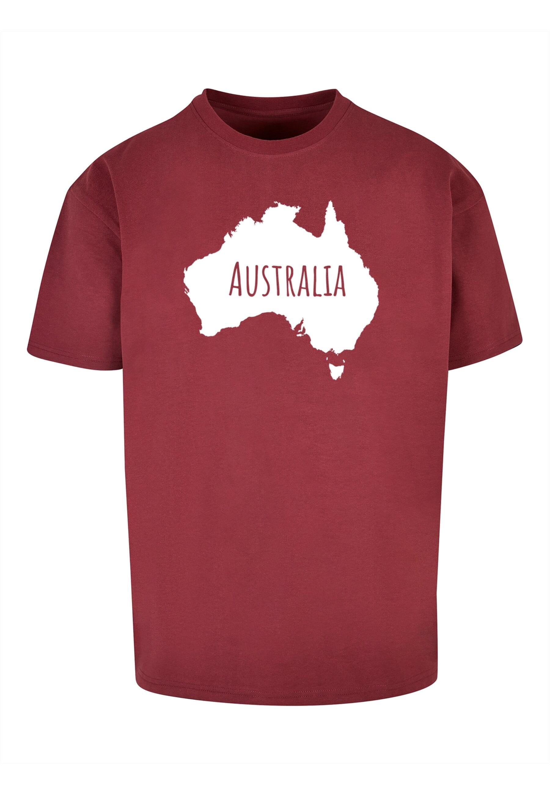 Merchcode T-Shirt "Merchcode Herren Australia X Heavy Oversize Tee-BY102" 1 günstig online kaufen