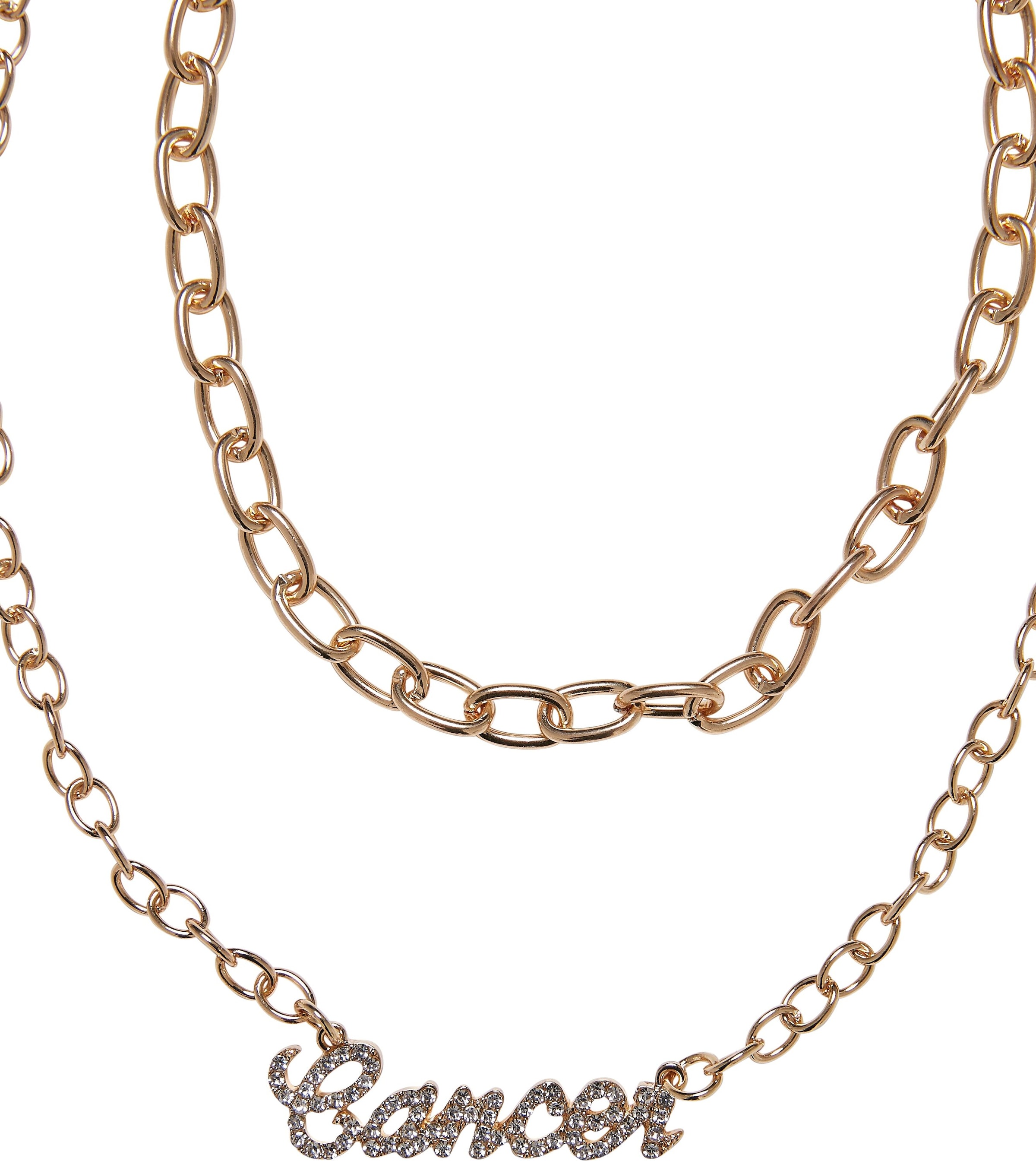 online Diamond CLASSICS bestellen »Accessoires URBAN Golden Necklace« | Edelstahlkette Zodiac BAUR