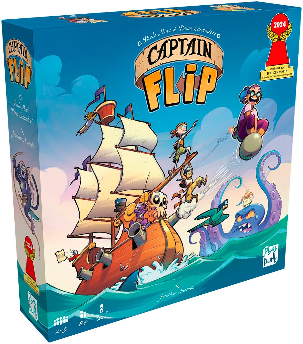 Asmodee Spiel »Captain Flip« Made in Europe