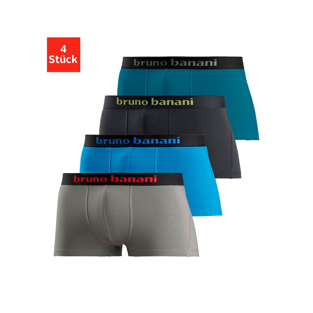 Bruno Banani Boxershorts, (Packung, 4 St.)